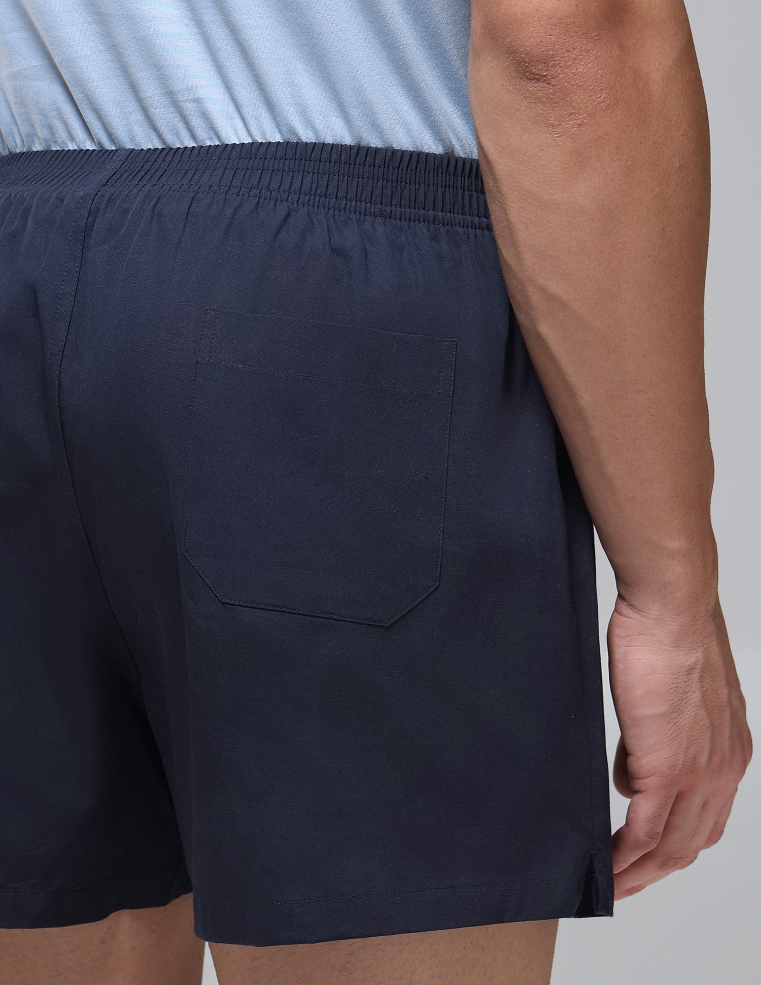 Pure Cotton Mid Rise OEX14 Boxers - Pack Of 1 Uspa Navy - U.S. Polo Assn. India | Large