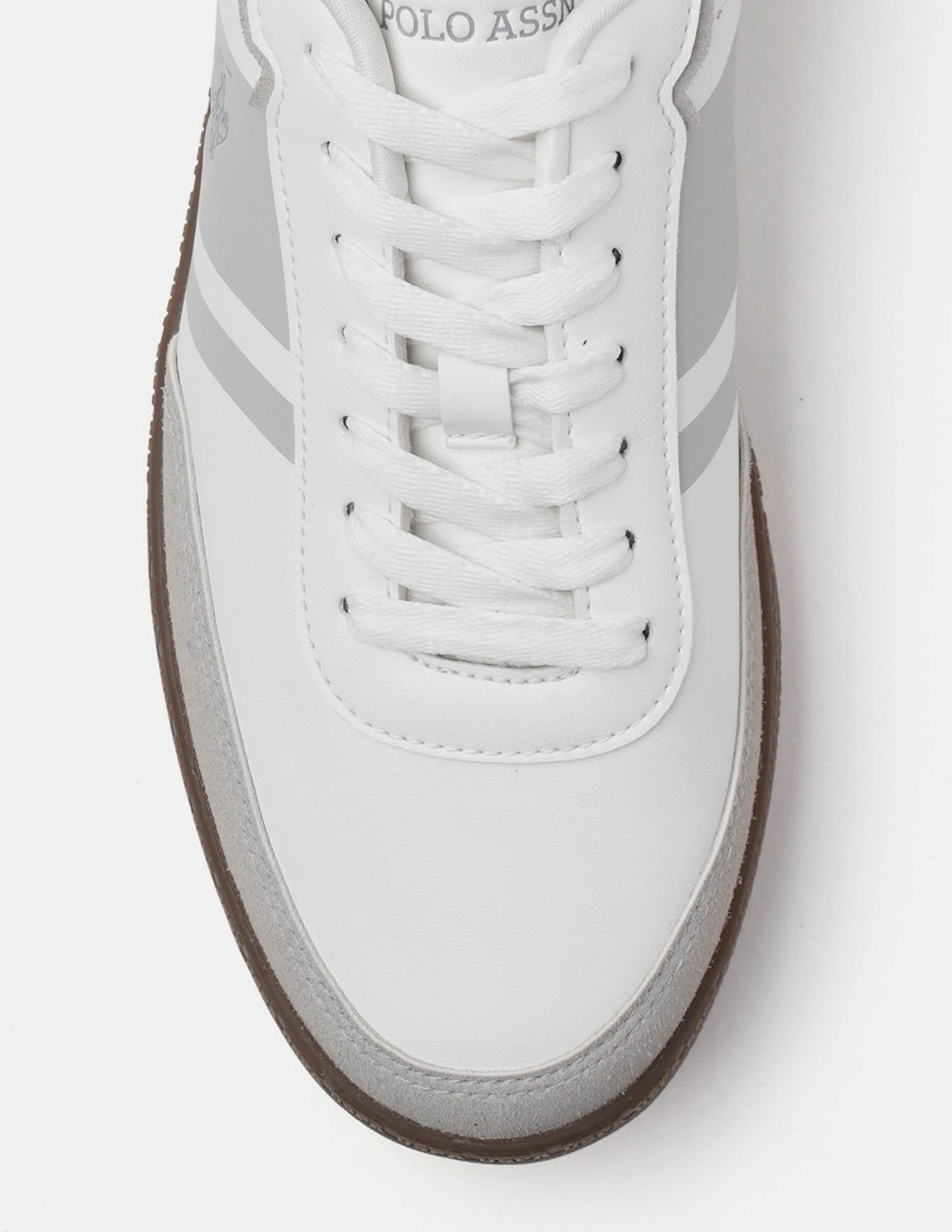 Men Hilton Colour Blocked Sneakers White - U.S. Polo Assn. India | Large