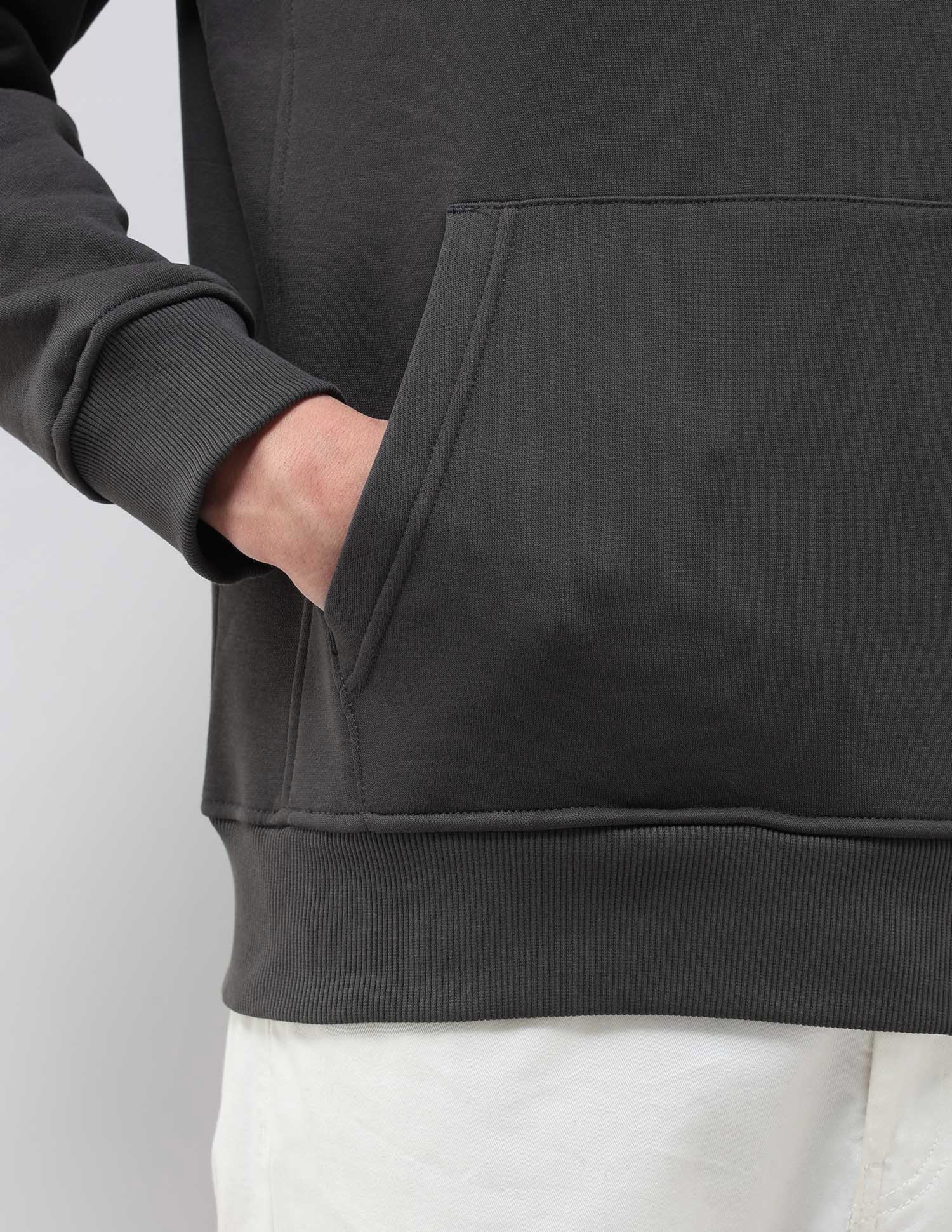 Brand Embossed Regular Fit Sweatshirt Dark Grey - U.S. POLO ASSN. | Large