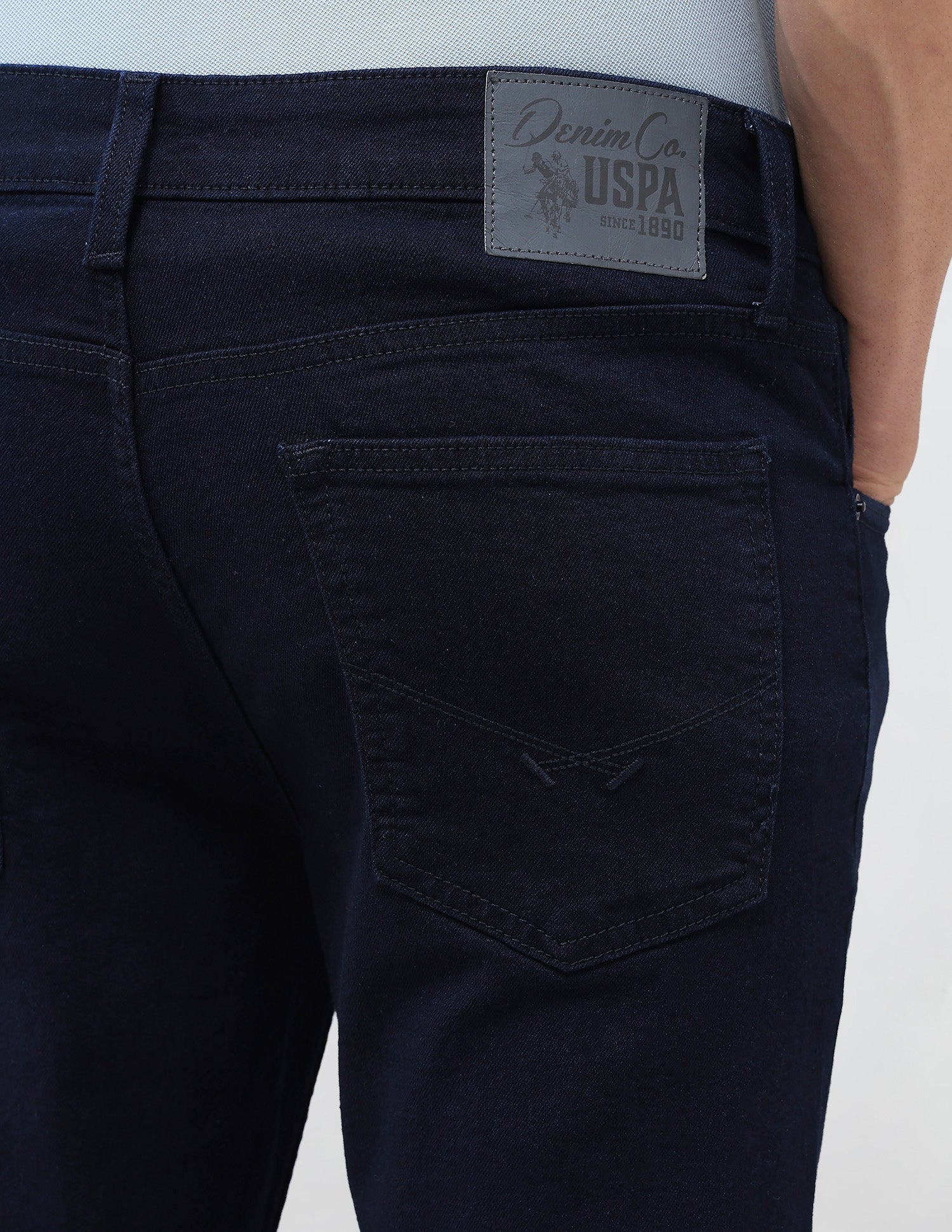 Regallo Skinny Fit Blue Jeans Indigo - U.S. Polo Assn. India | Large
