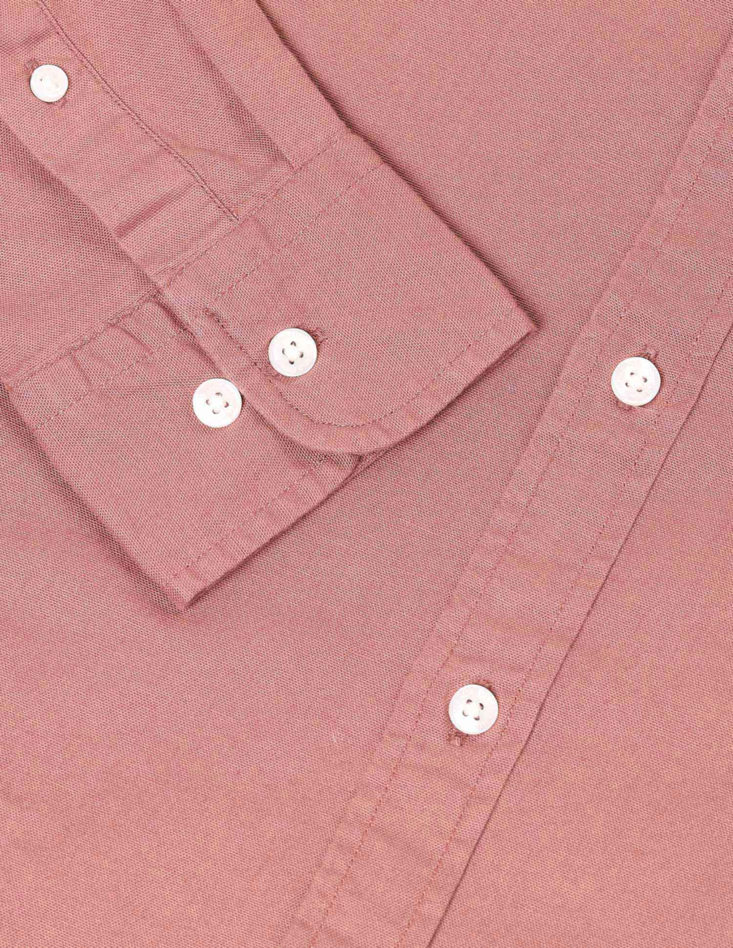 Tailored Fit Oxford Shirt Peach - U.S. Polo Assn. India | Large