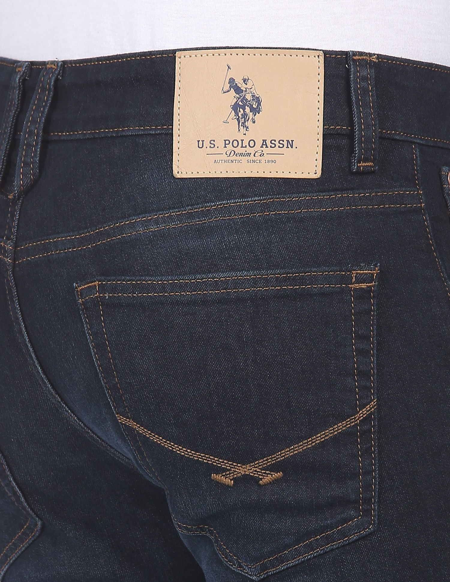 Regallo Skinny Fit Rinsed Jeans Blue - U.S. POLO ASSN. | Large