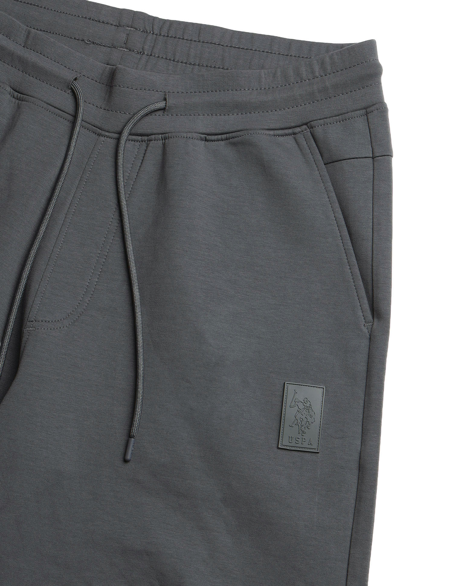 Breathable Mid Rise PJ001-PL Lounge Joggers - Pack Of 1 Iron Gate - U.S. Polo Assn. India | Large