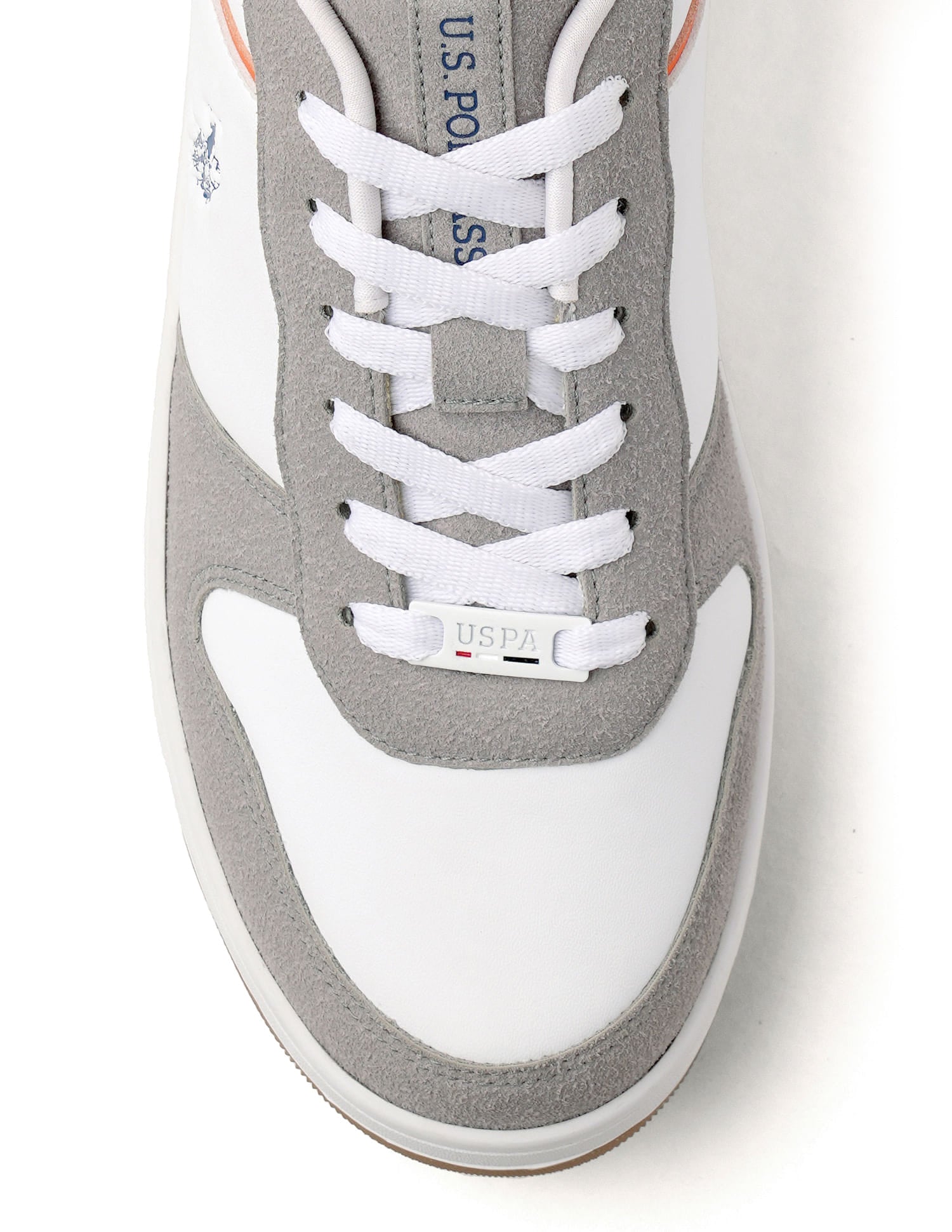 Men Joan Colourblocked Sneakers Off White - U.S. Polo Assn. India | Large
