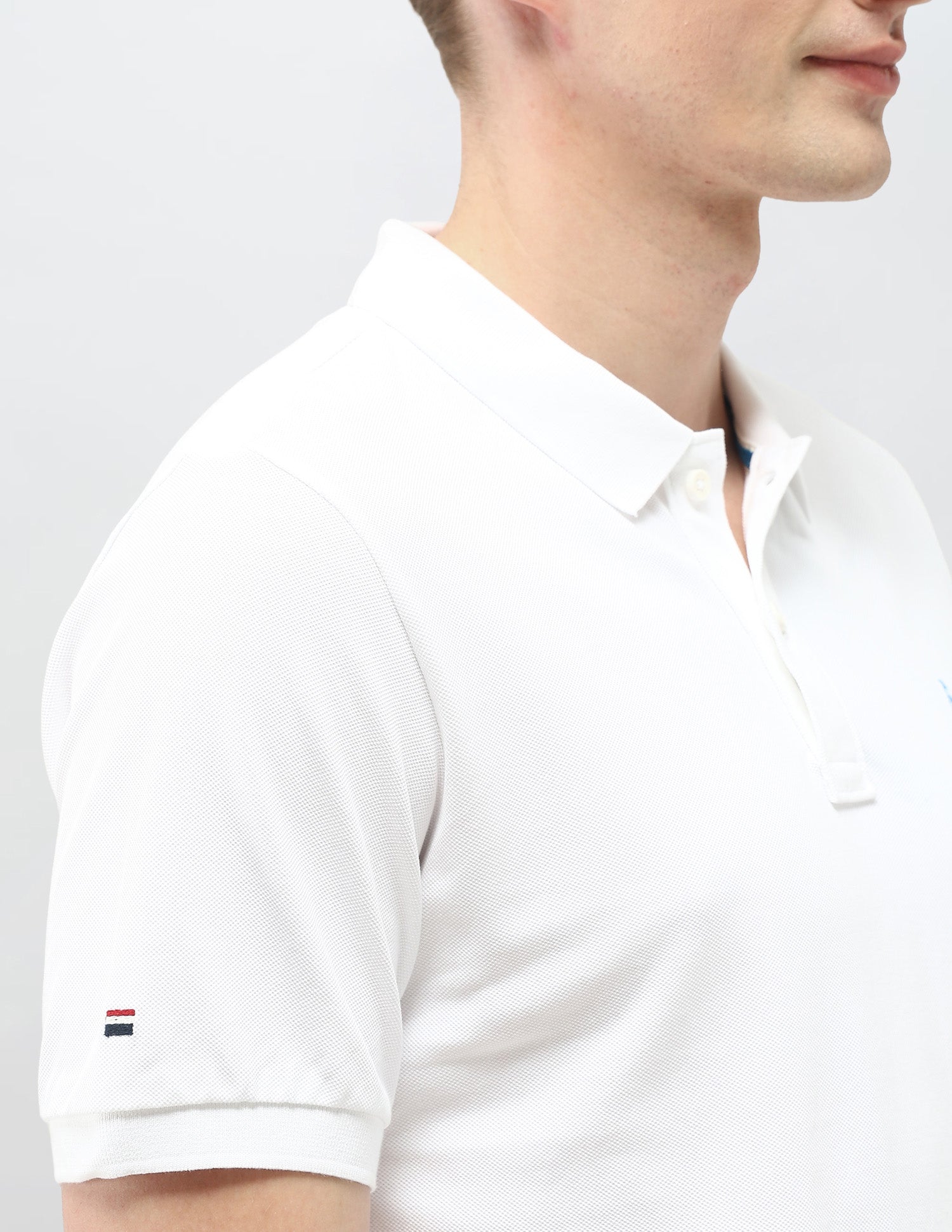 Solid Slim Fit Polo Shirt White - U.S. Polo Assn. India | Large