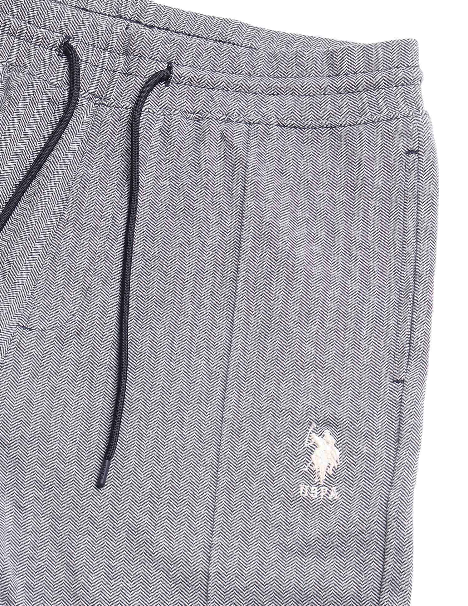 Chevron Cotton Stretch PR003 Lounge Pants - Pack Of 1 Navy - U.S. Polo Assn. India | Large