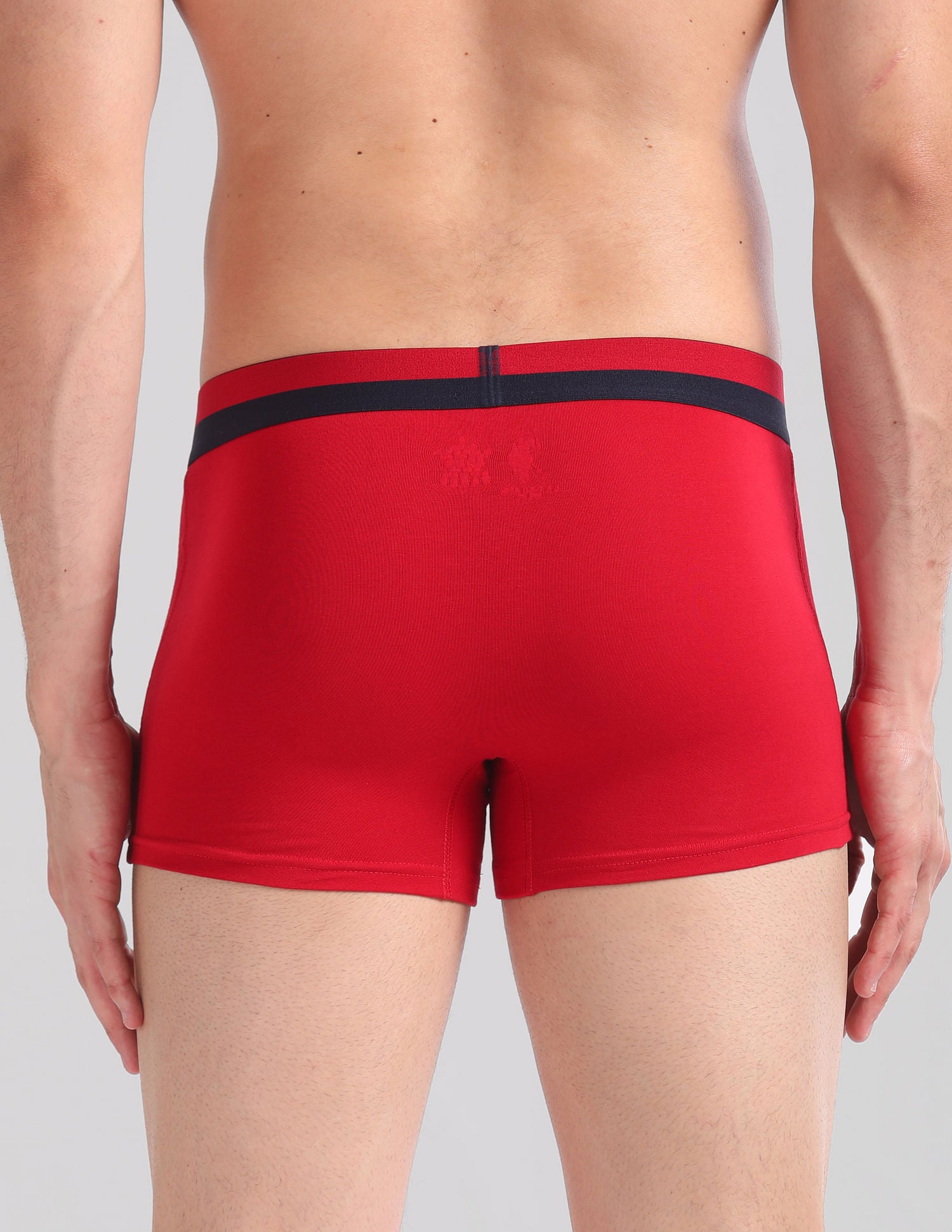 Pack Of 2 Mid-Rise Moisture-Wicking Trunks OET02-NR0-P2 Red and Navy - U.S. POLO ASSN. | Large