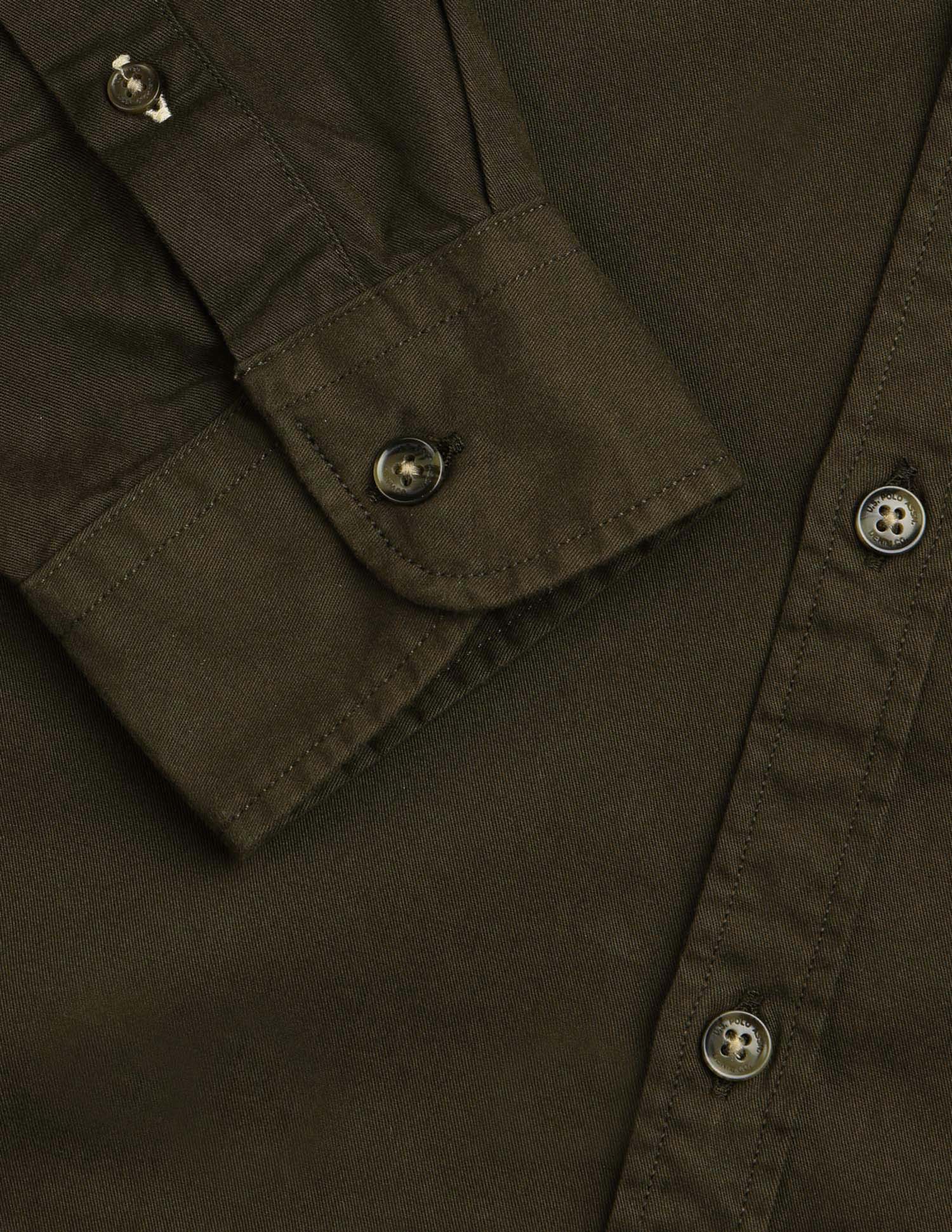 Twill Pure Cotton Shirt Green - U.S. Polo Assn. India | Large