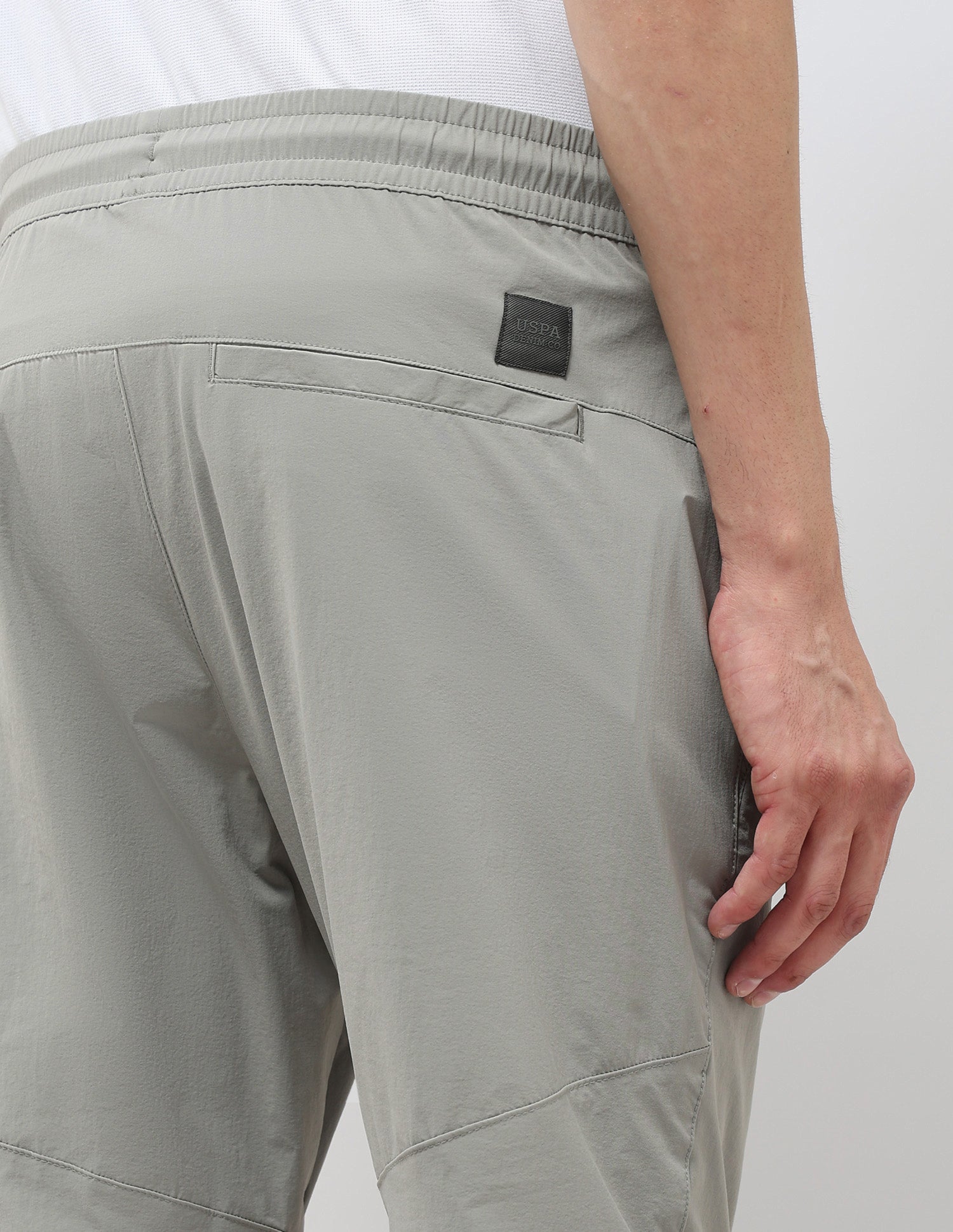 Mid Rise Relaxed Fit Joggers Grey - U.S. Polo Assn. India | Large