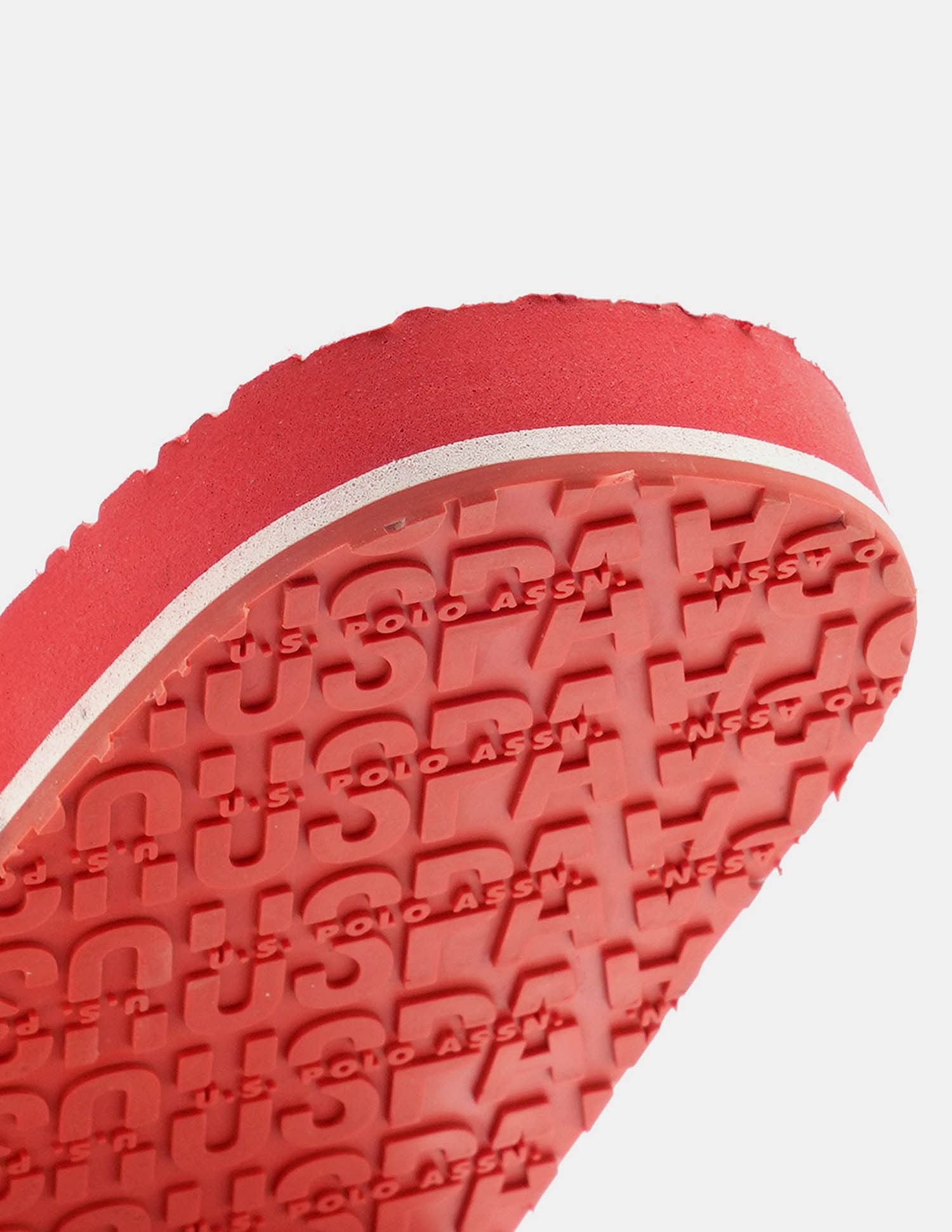 Men Rodri Brand Printed Flip Flops Orange - U.S. POLO ASSN. | Large