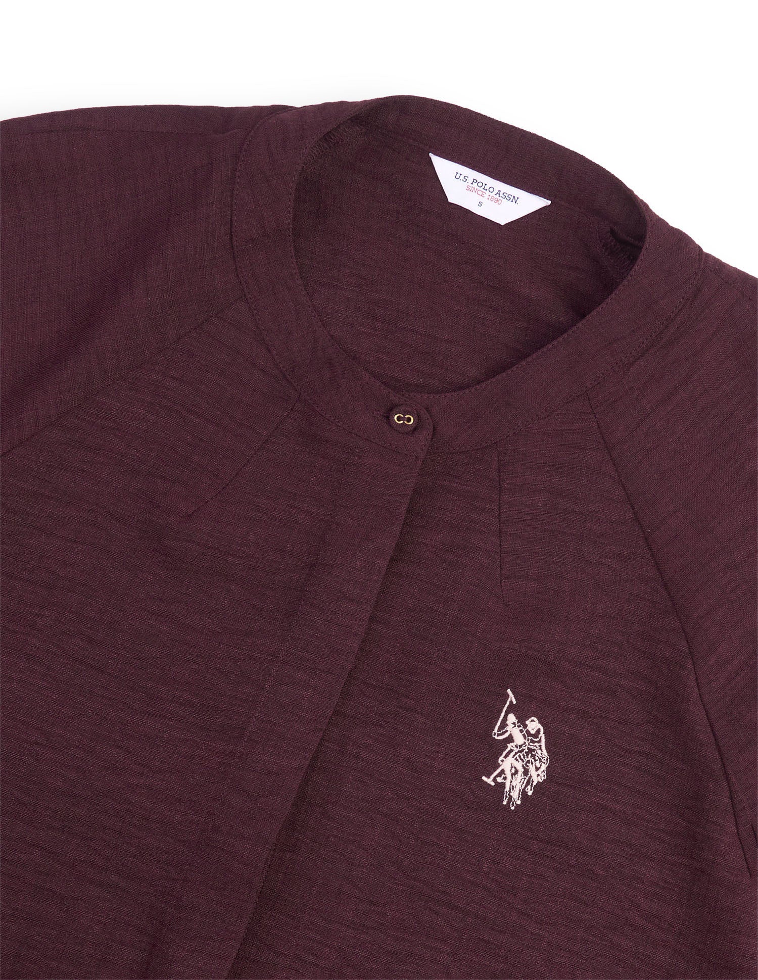 Solid Regular Fit Top Maroon - U.S. Polo Assn. India | Large