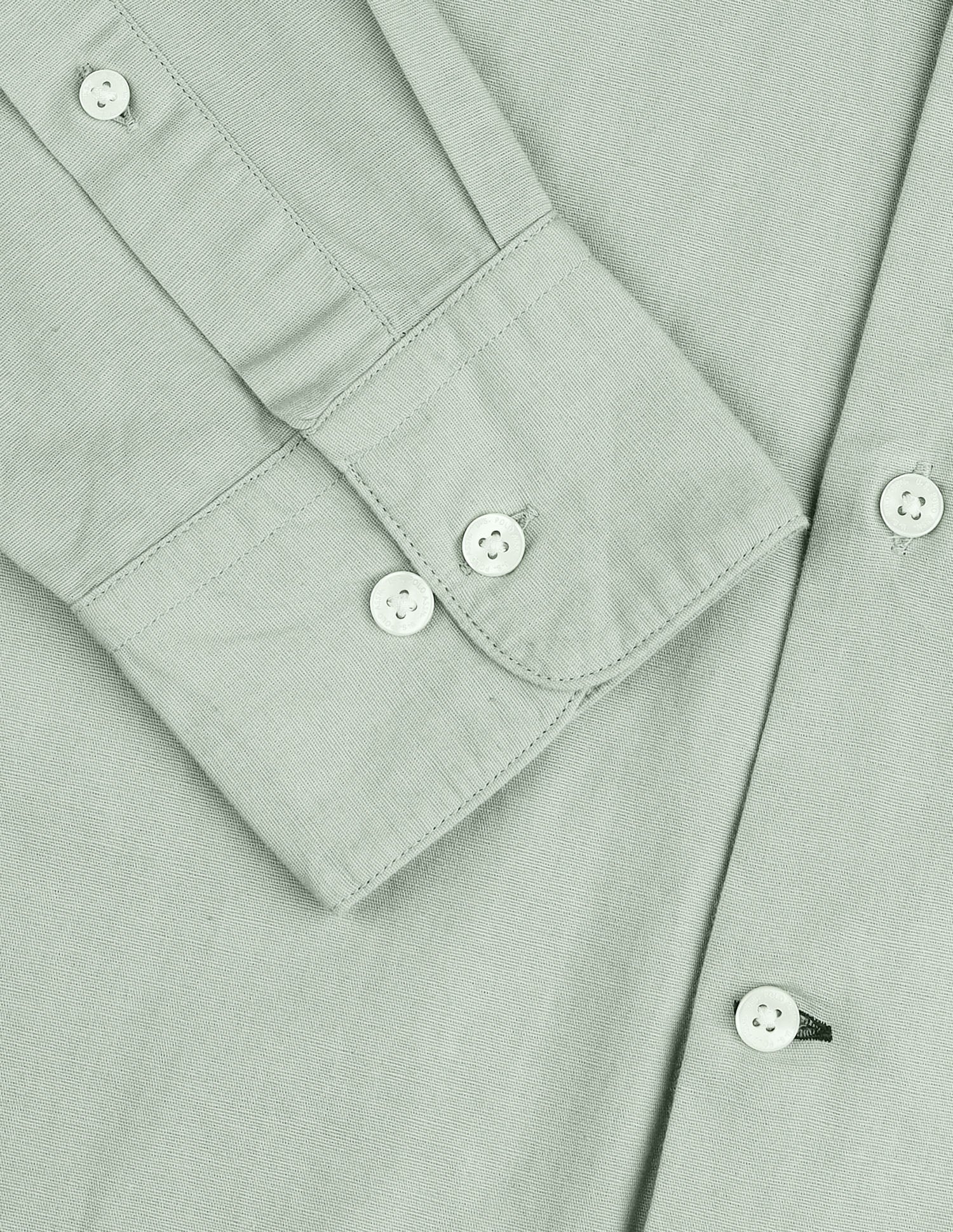 Tailored Fit Solid Shirt Green - U.S. Polo Assn. India | Large