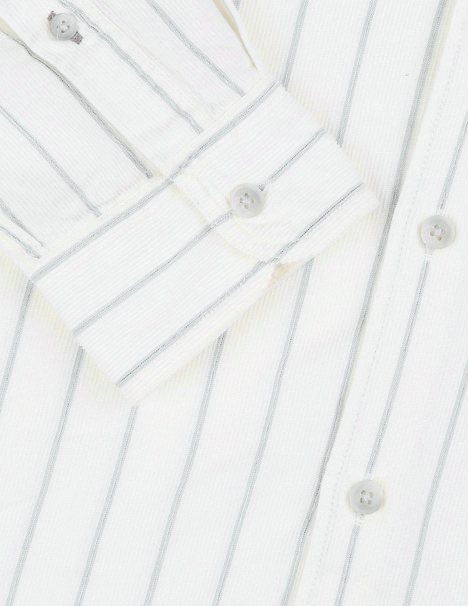 Corduroy Vertical Striped Shirt Ecru - U.S. POLO ASSN. | Large