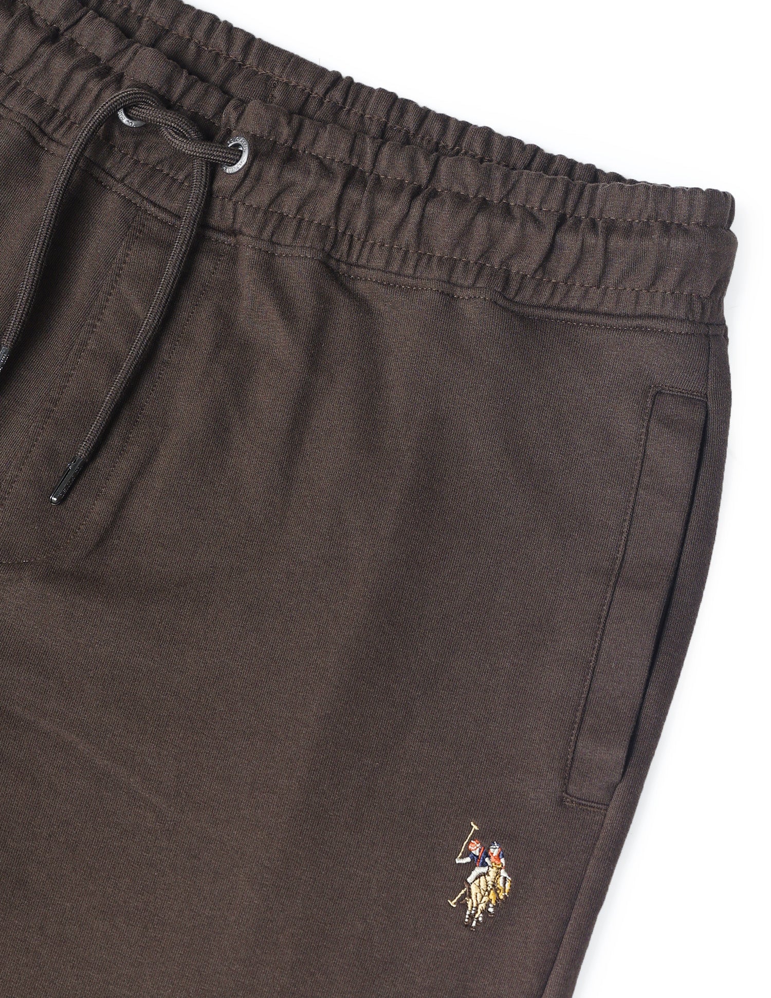 Solid Regular Fit Track Pants Choco - U.S. POLO ASSN. | Large