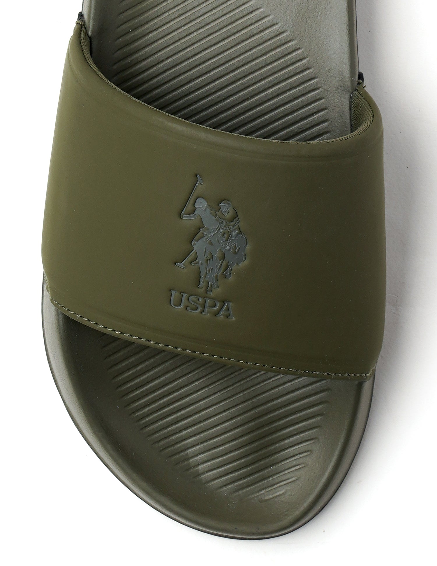 Men Roan Sliders Dark Green - U.S. Polo Assn. India | Large