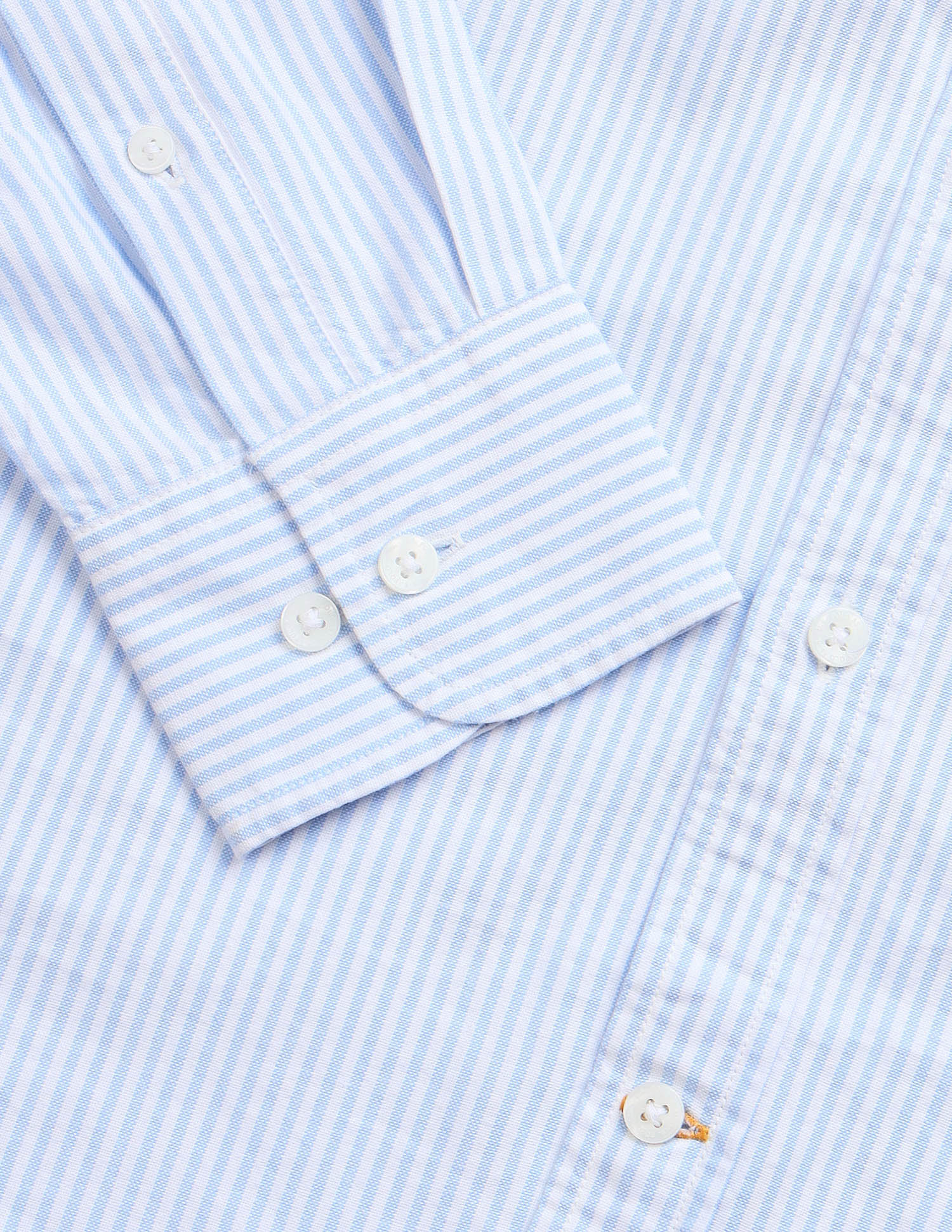 Vertical Striped Regular Fit Shirt Light Blue - U.S. Polo Assn. India | Large