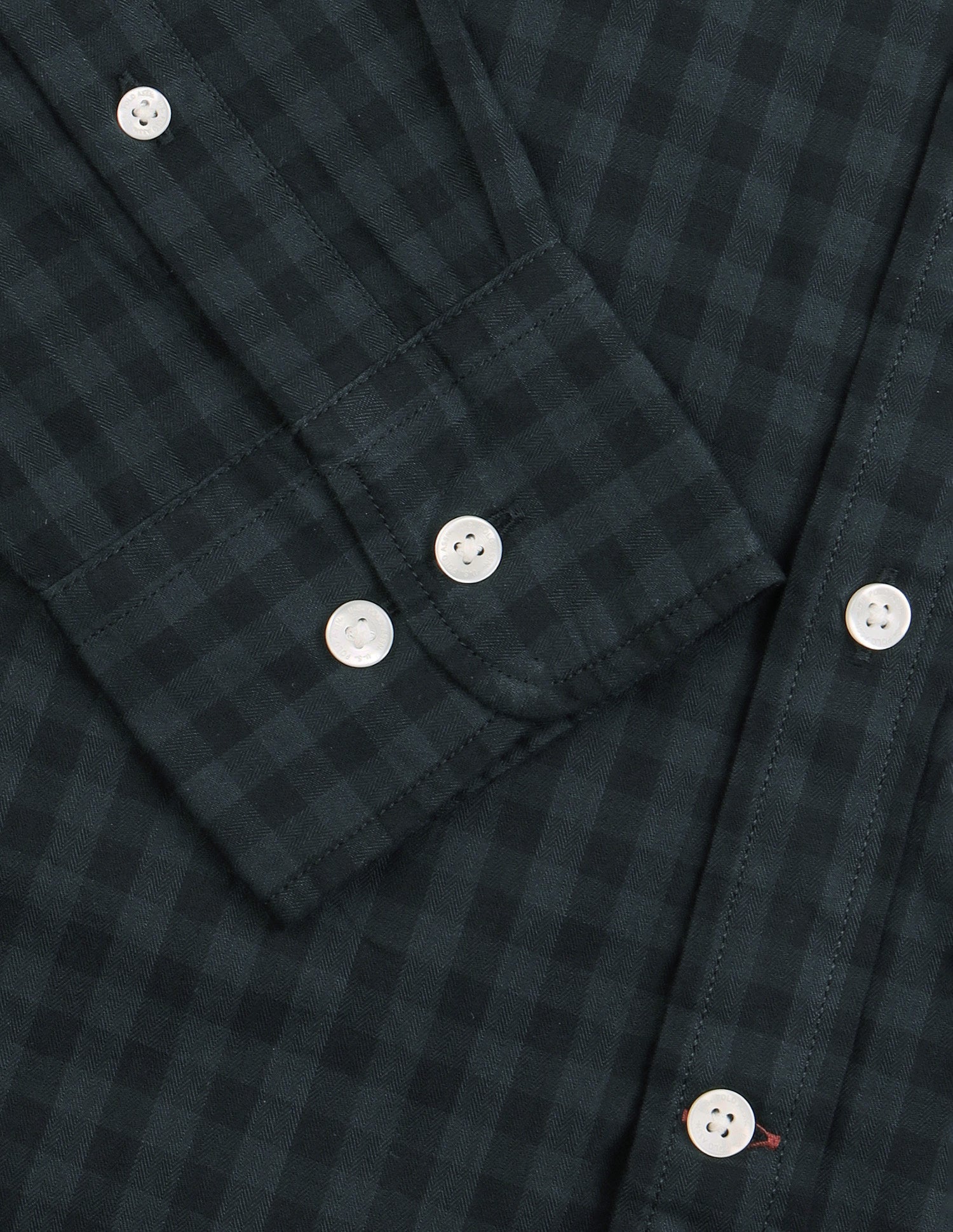 Gingham Checked Twill Shirt Green - U.S. Polo Assn. India | Large