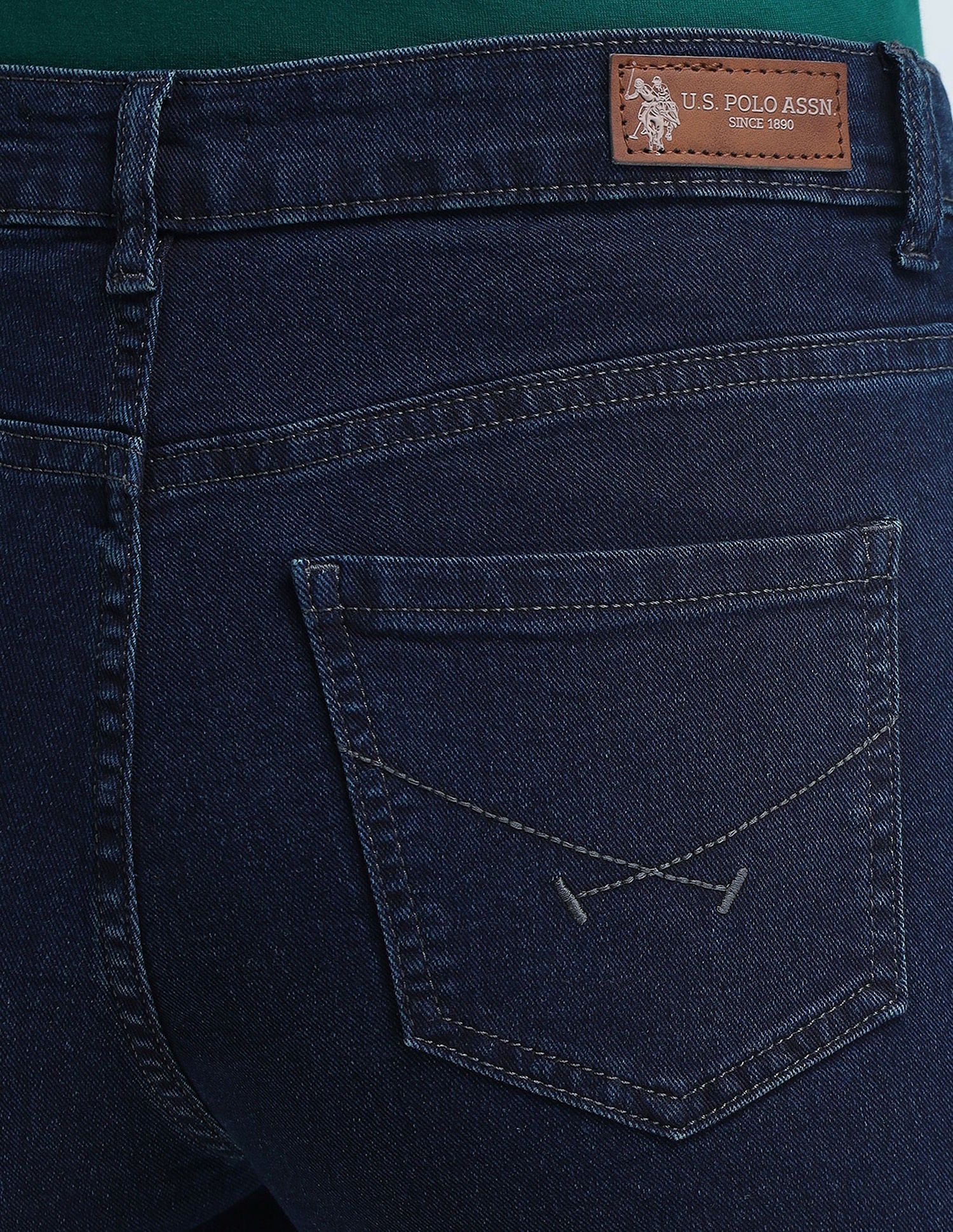 Slim Fit Blue Jeans Blue - U.S. POLO ASSN. | Large