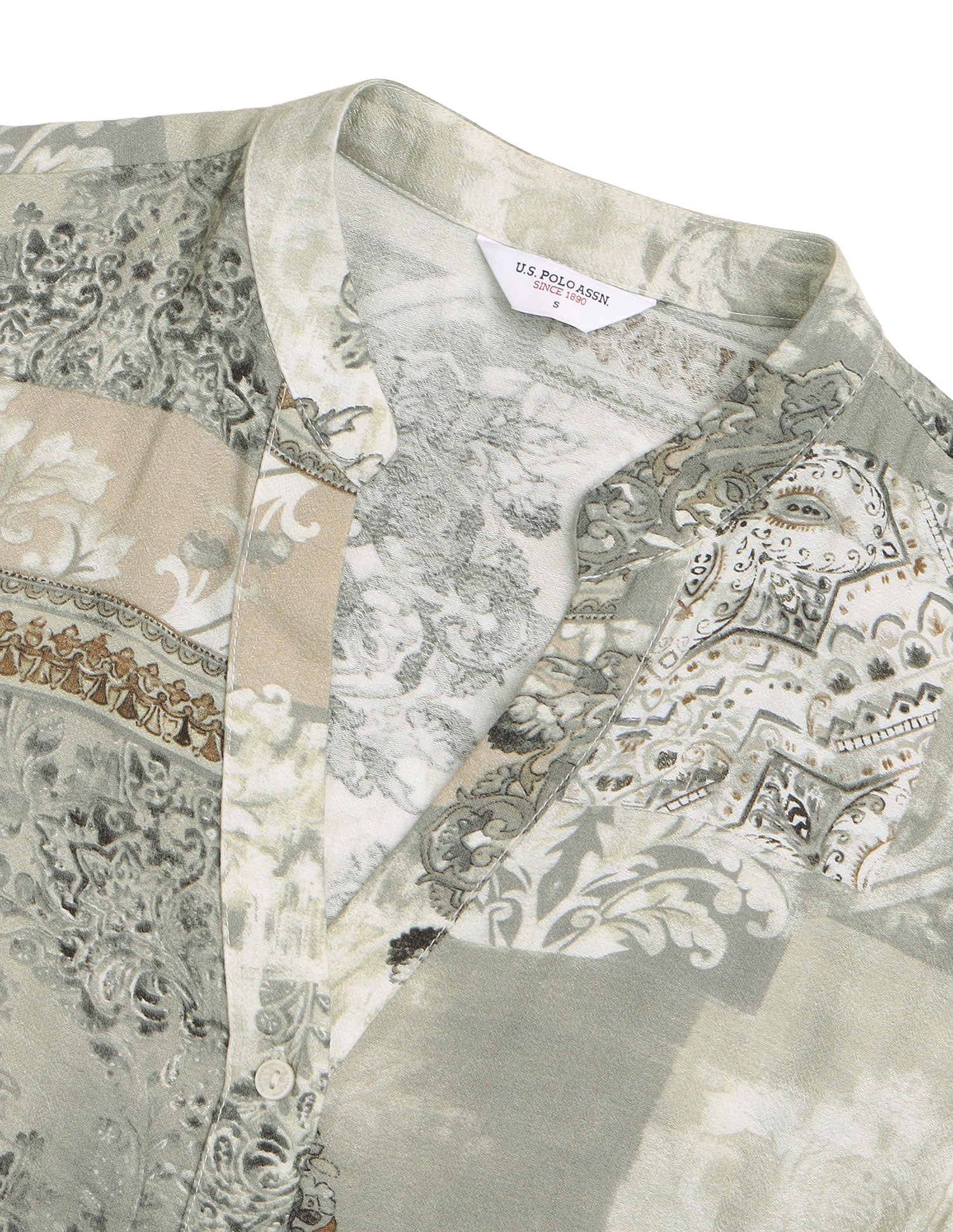 All-Over Printed Regular Fit Shirt Dress Multicolour - U.S. Polo Assn. India | Large