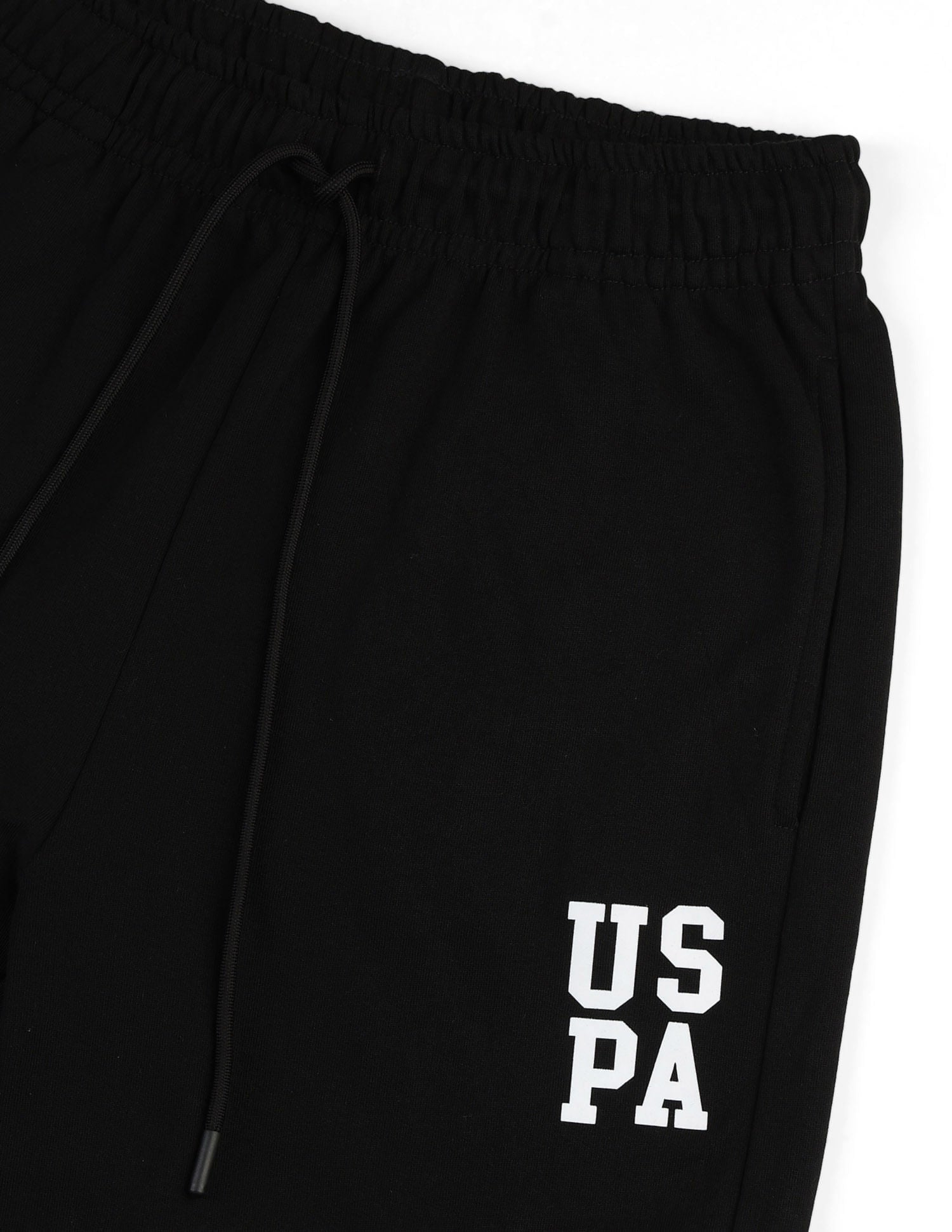Regular Solid Joggers Black - U.S. POLO ASSN. | Large