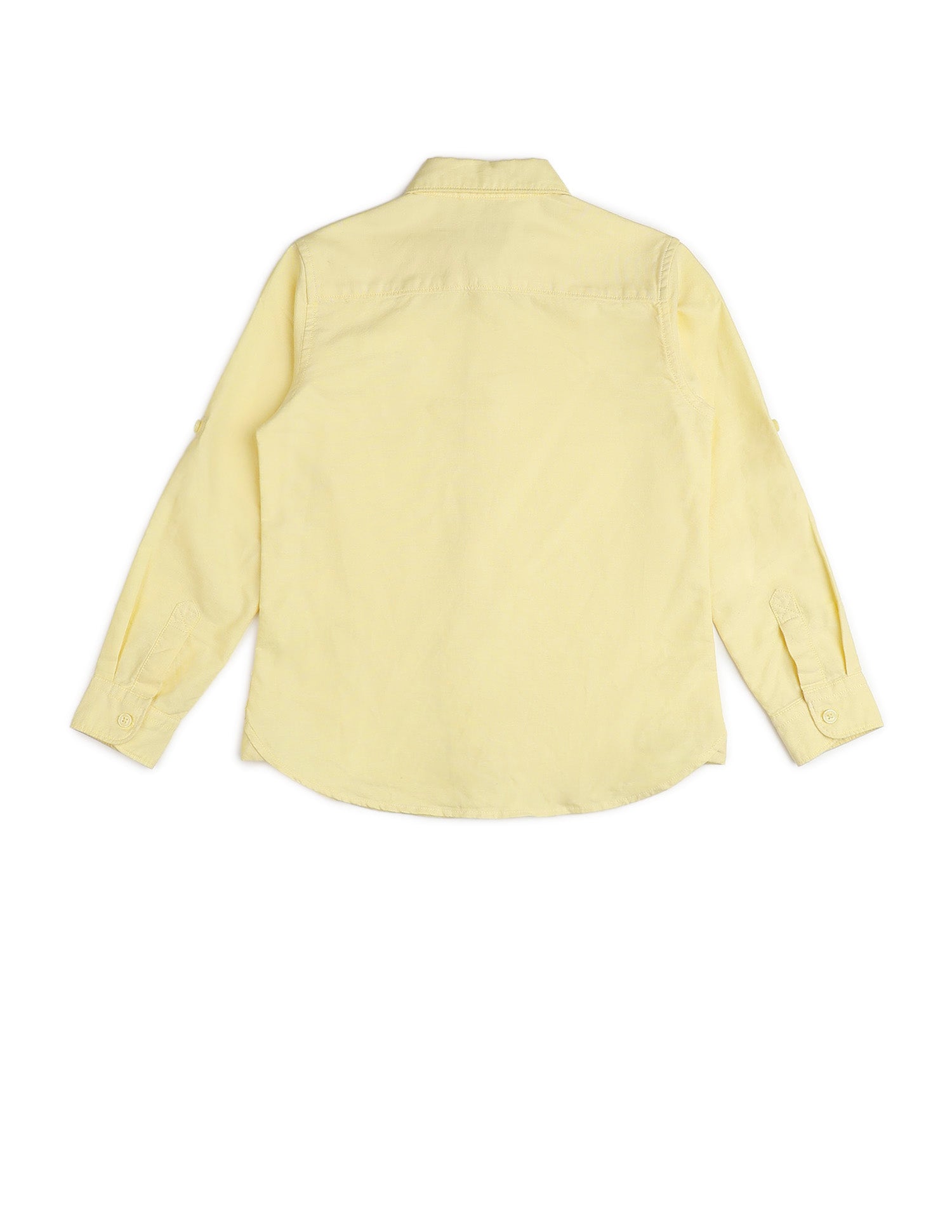 Boys Solid Oxford Shirt Yellow - U.S. POLO ASSN. | Large