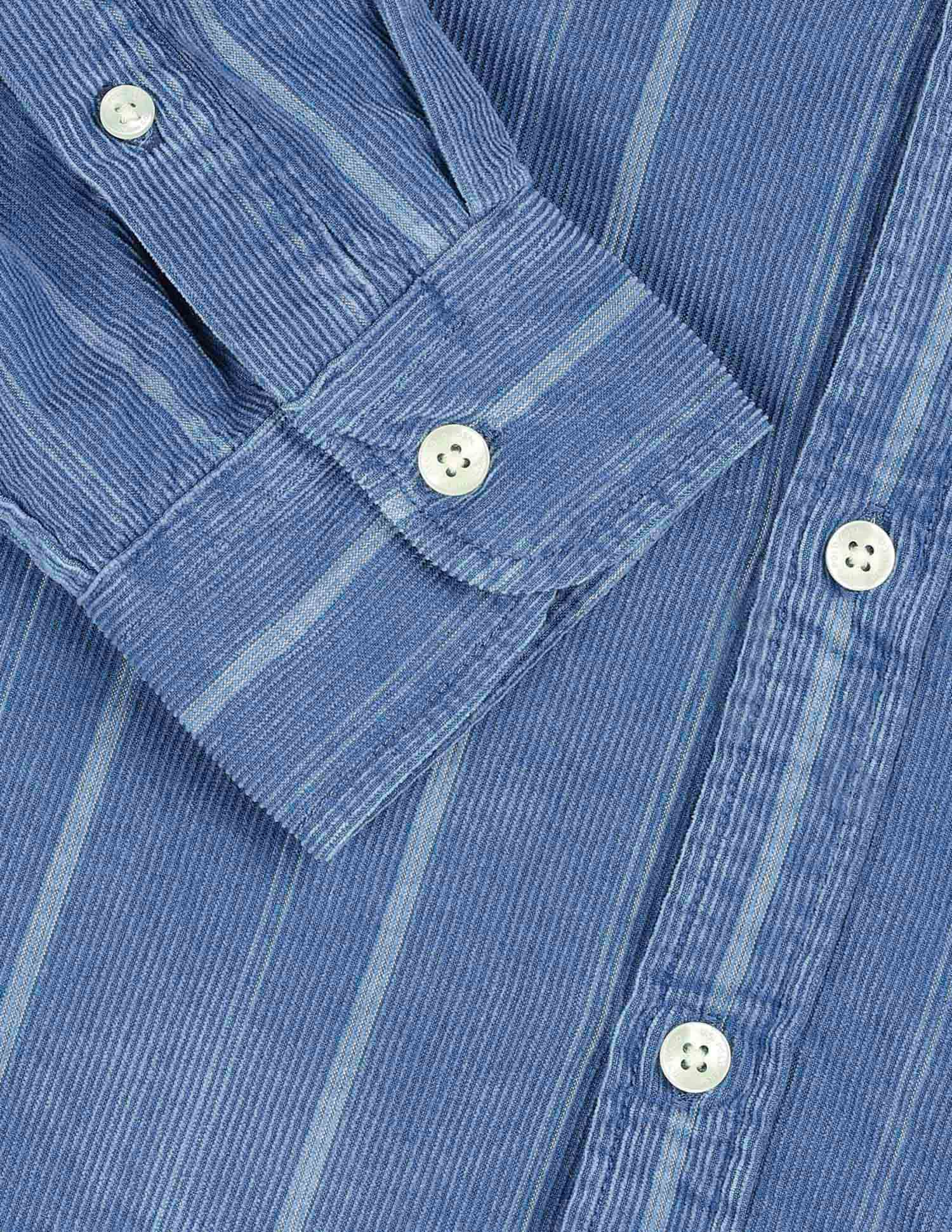 Pure Cotton Slim Fit Shirt Indigo - U.S. POLO ASSN. | Large