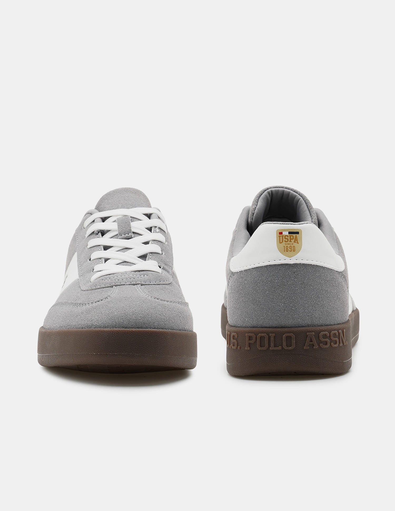Men Skylar Colour Blocked Sneakers Grey - U.S. Polo Assn. India | Large