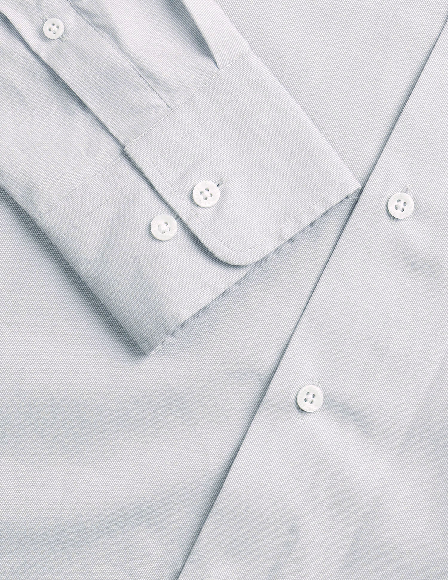 Dobby Tailored Fit Shirt Light Grey - U.S. Polo Assn. India | Large