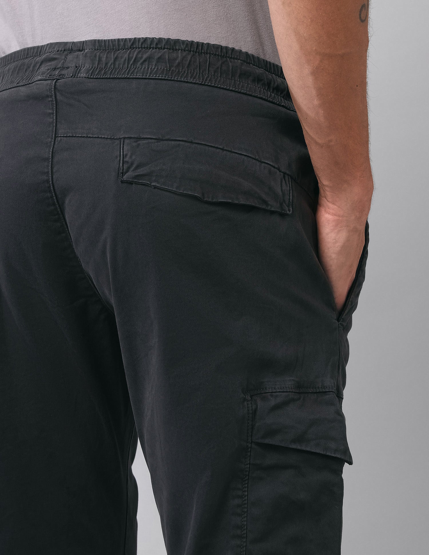 Straight Fit  Twill Cargos Black - U.S. Polo Assn. India | Large