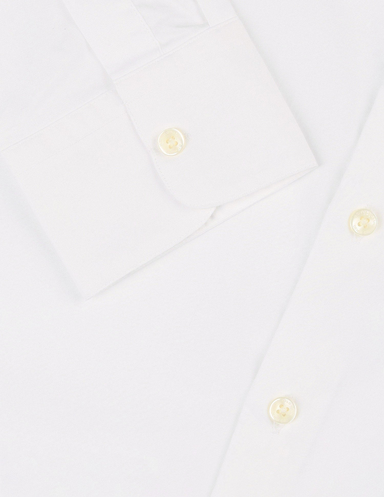 Solid Regular Fit Mandarin Shirt White - U.S. POLO ASSN. | Large