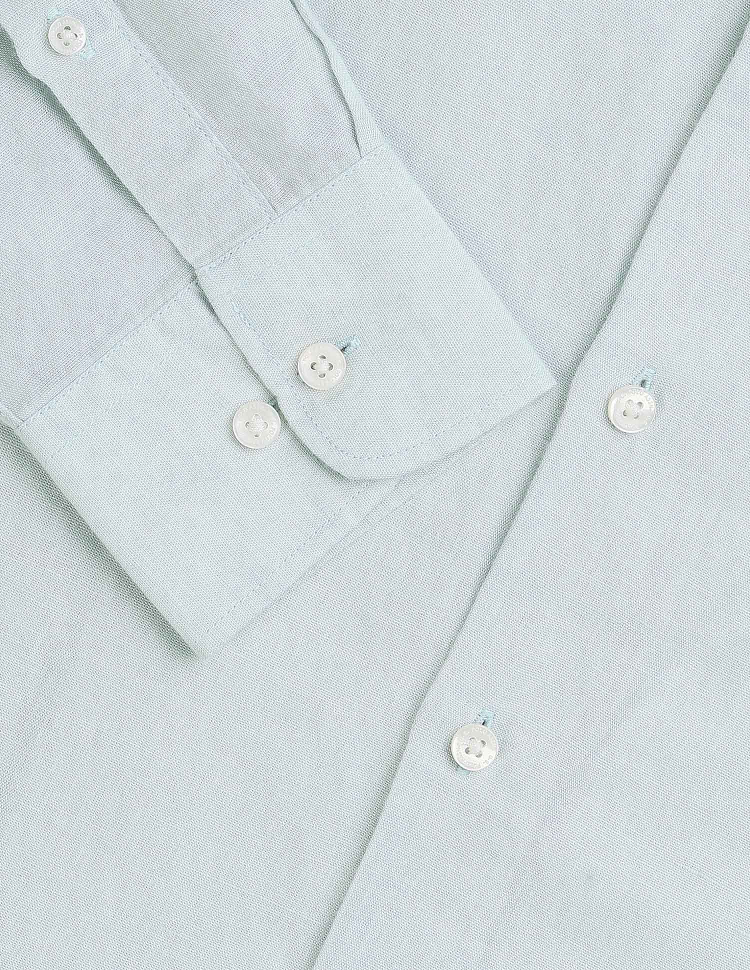 Solid Tailored Fit Shirt Light Green - U.S. Polo Assn. India | Large