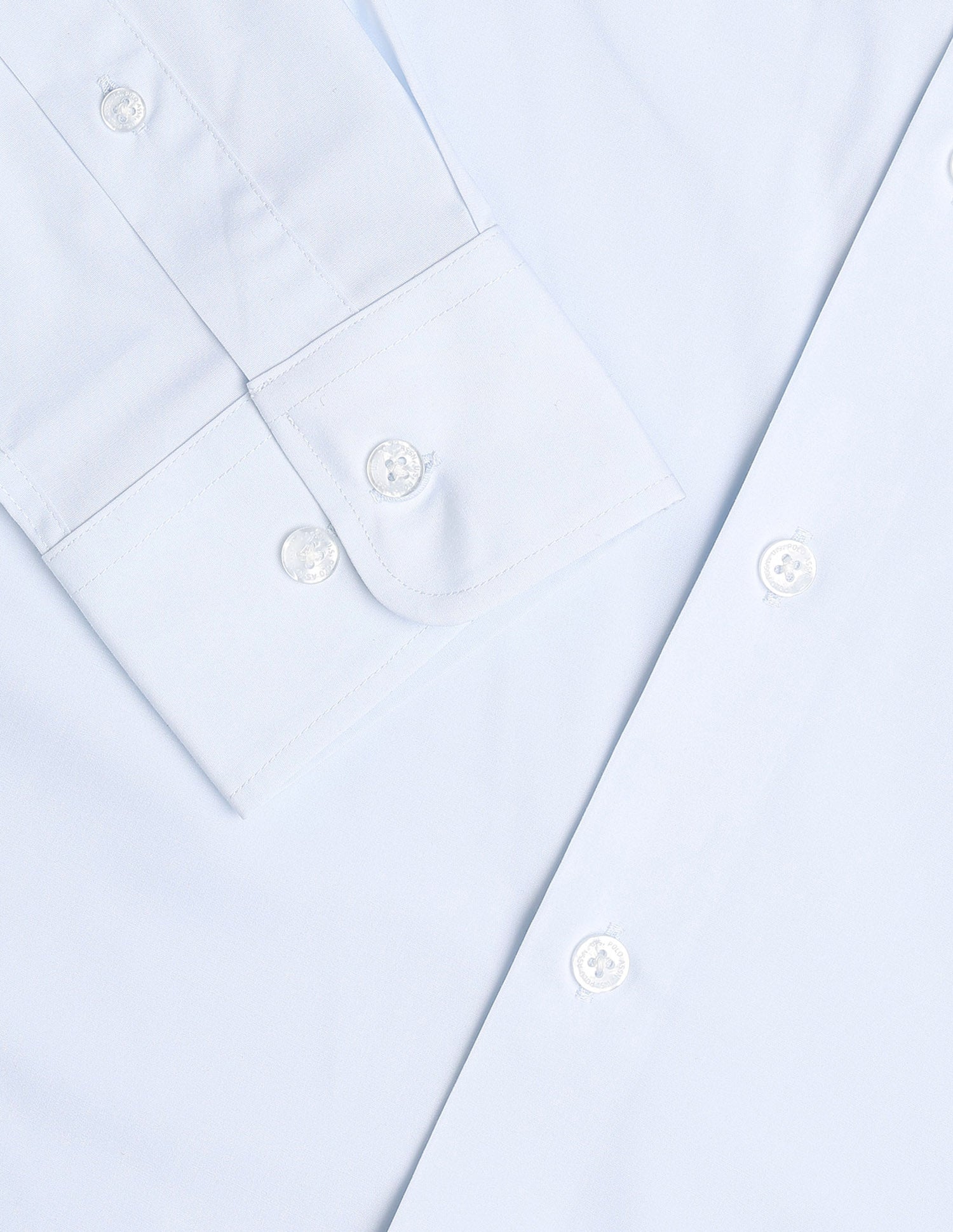 Aeris Solid Regular Fit Shirt Light Blue - U.S. Polo Assn. India | Large