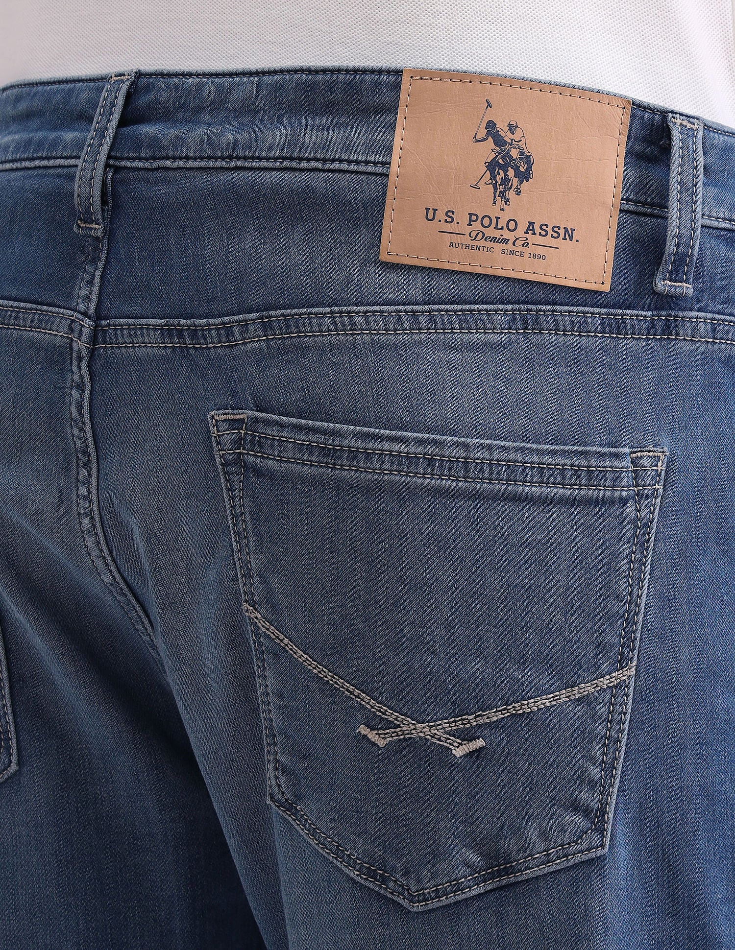 Henry Tapered Fit Blue Jeans Blue - U.S. POLO ASSN. | Large