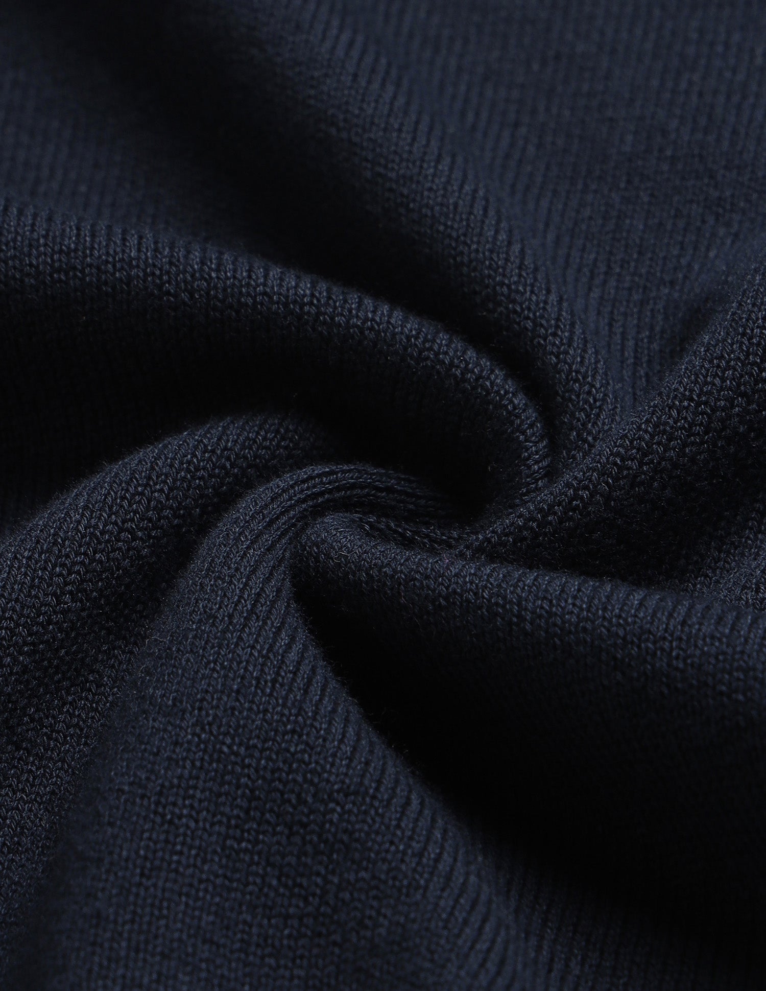 Solid Regular Fit Sweater Navy - U.S. Polo Assn. India | Large