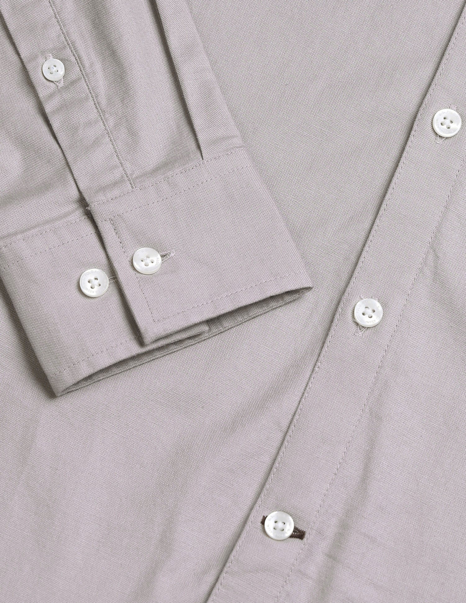 Oxford Tailored Fit Shirt Beige - U.S. Polo Assn. India | Large