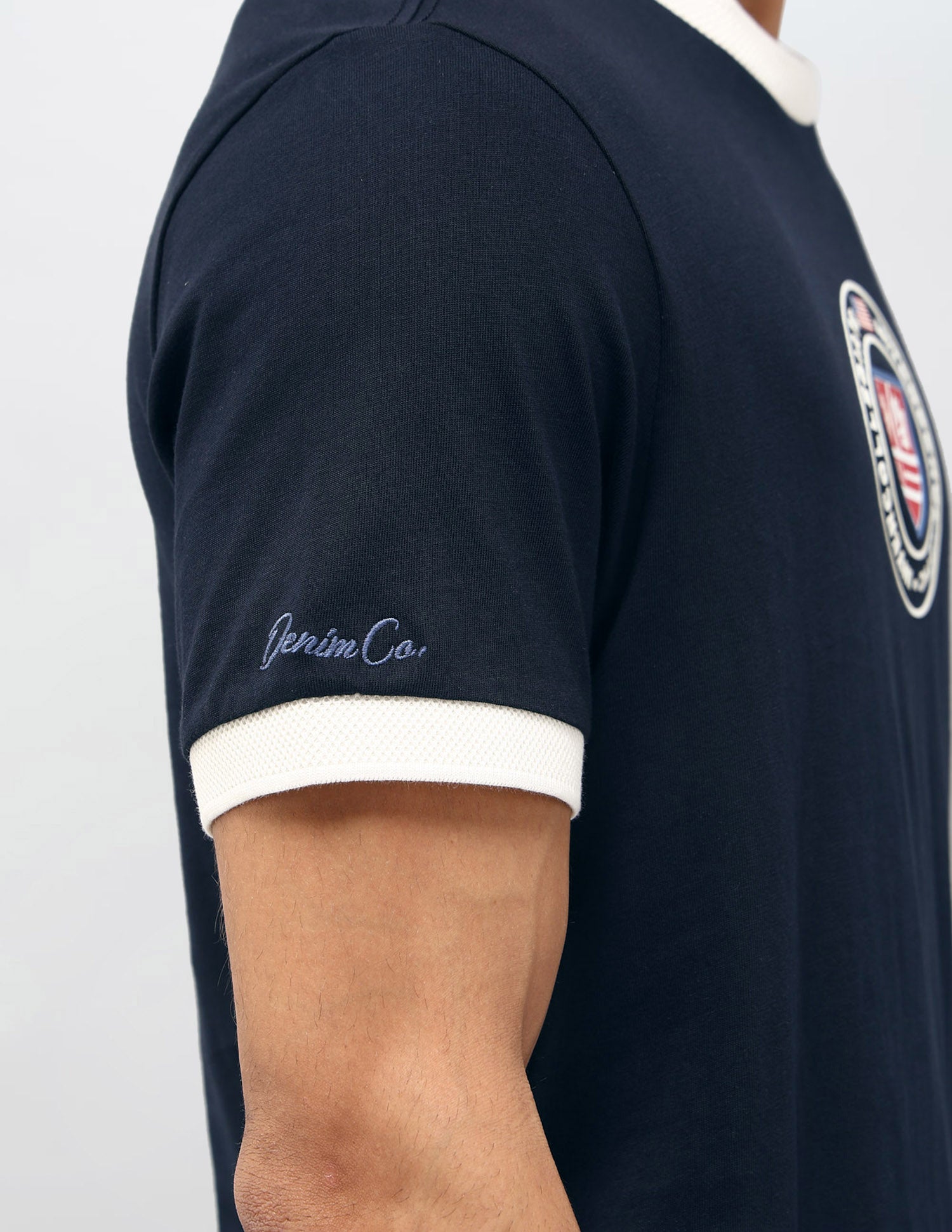 Graphic Brand Printed Regular Fit T-Shirt Navy - U.S. POLO ASSN. | Large