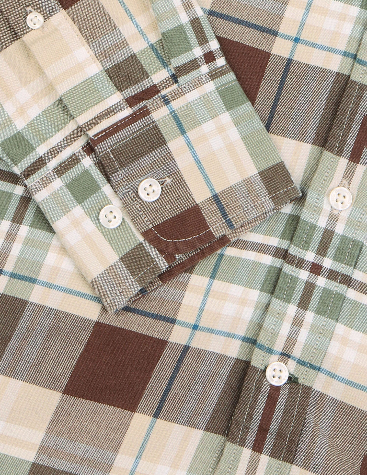 Tartan Checked Oxford Shirt Brown - U.S. Polo Assn. India | Large