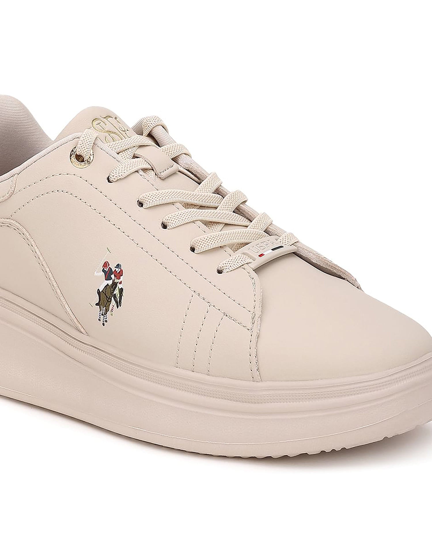 Ariel 2.0 Nude Light Weight Sneaker Shoes Nude - U.S. Polo Assn. India | Large
