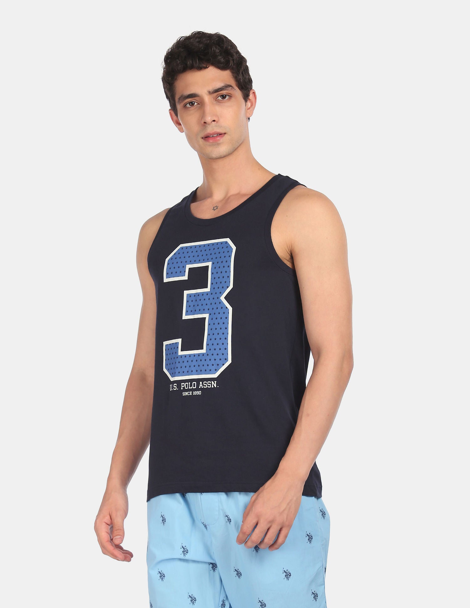 Cotton Comfort Fit I617 Vest - Pack Of 1 Navy - U.S. POLO ASSN. | Large