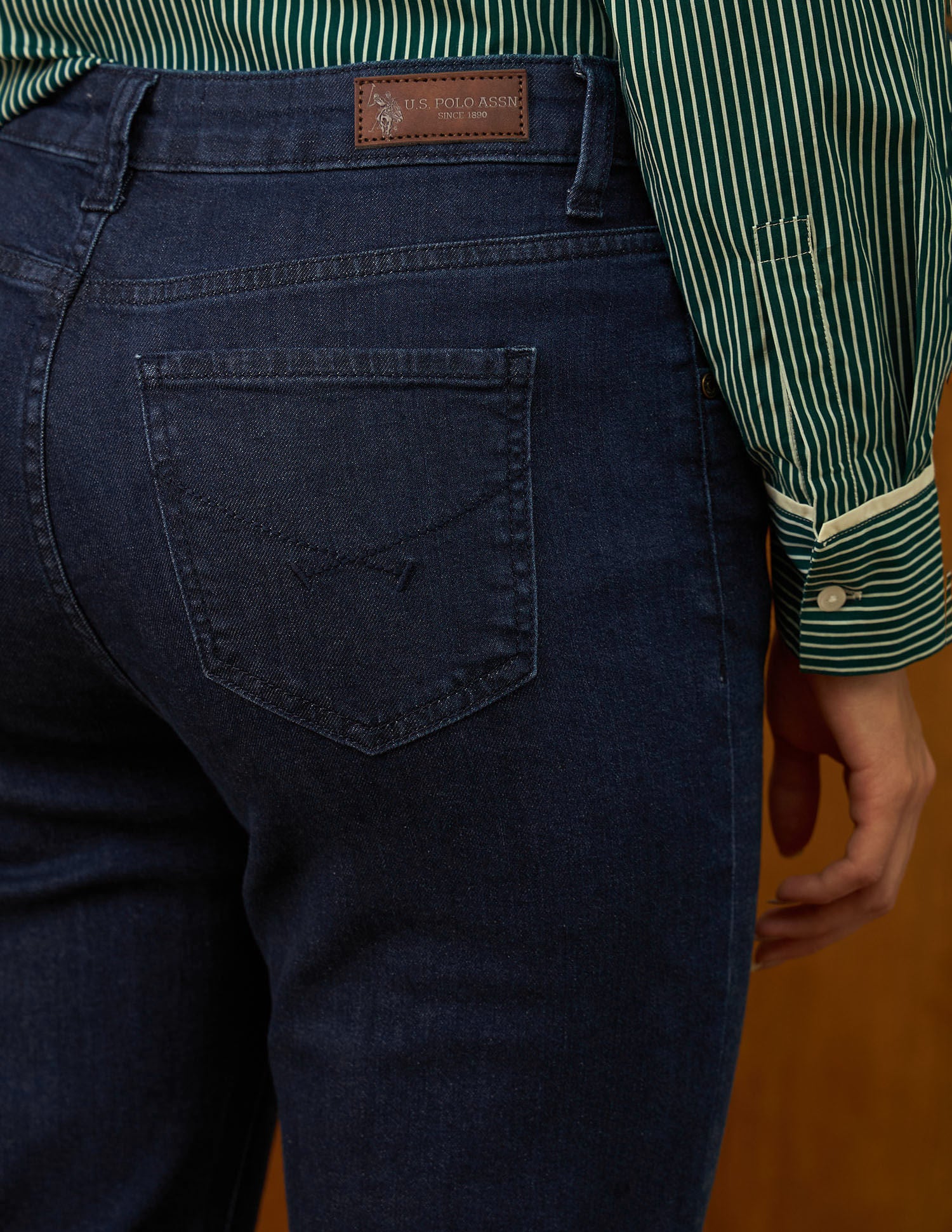 High Rise Straight Fit Dark Blue - U.S. POLO ASSN. | Large