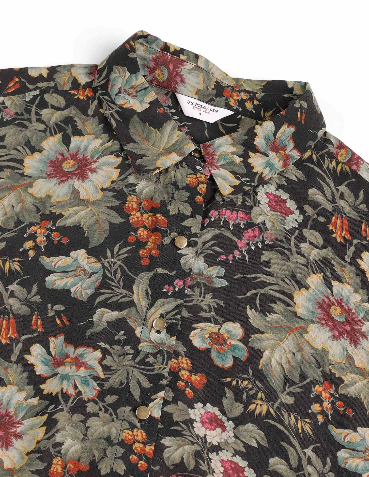 Regular Fit Floral Printed Shirt Multi-colour - U.S. POLO ASSN. | Large