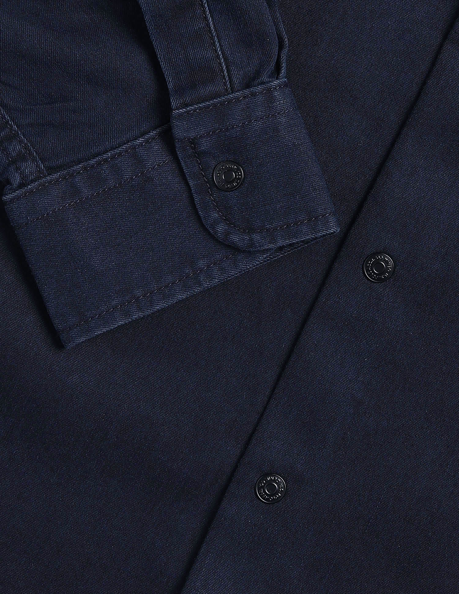 Regular Fit Twill Shirt Dark Indigo - U.S. Polo Assn. India | Large