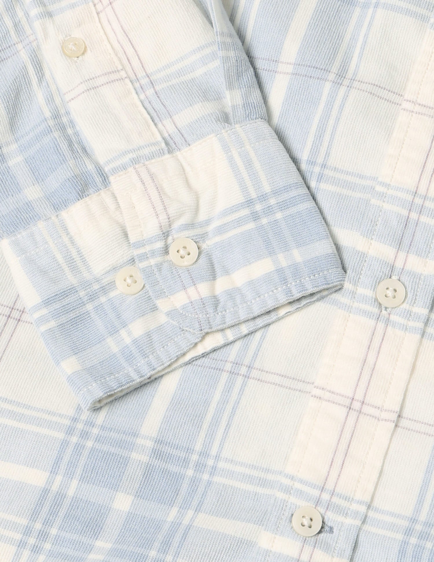 Tailored Fit Corduroy Shirt Blue - U.S. Polo Assn. India | Large