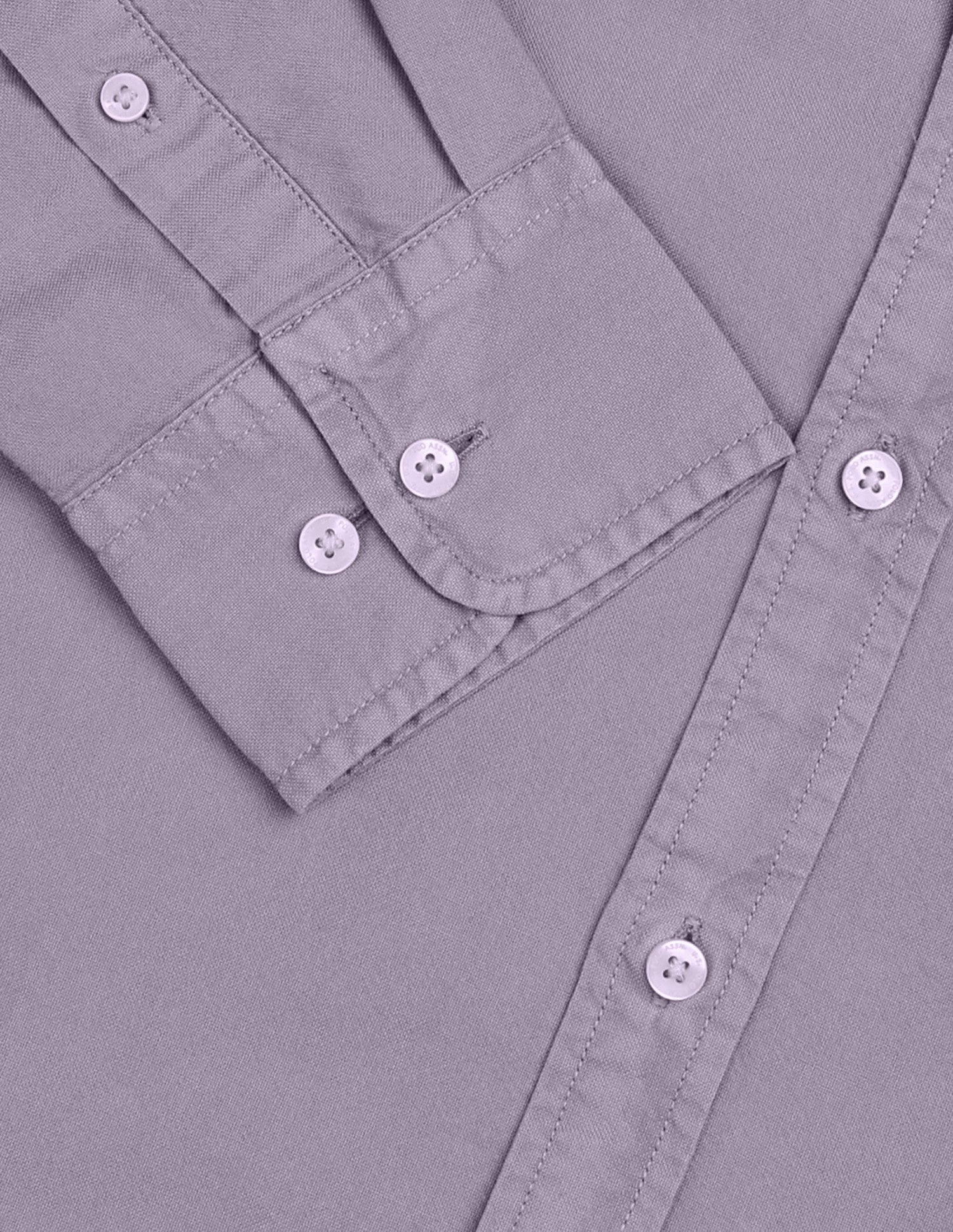 Tailored Fit Oxford Shirt Purple - U.S. Polo Assn. India | Large