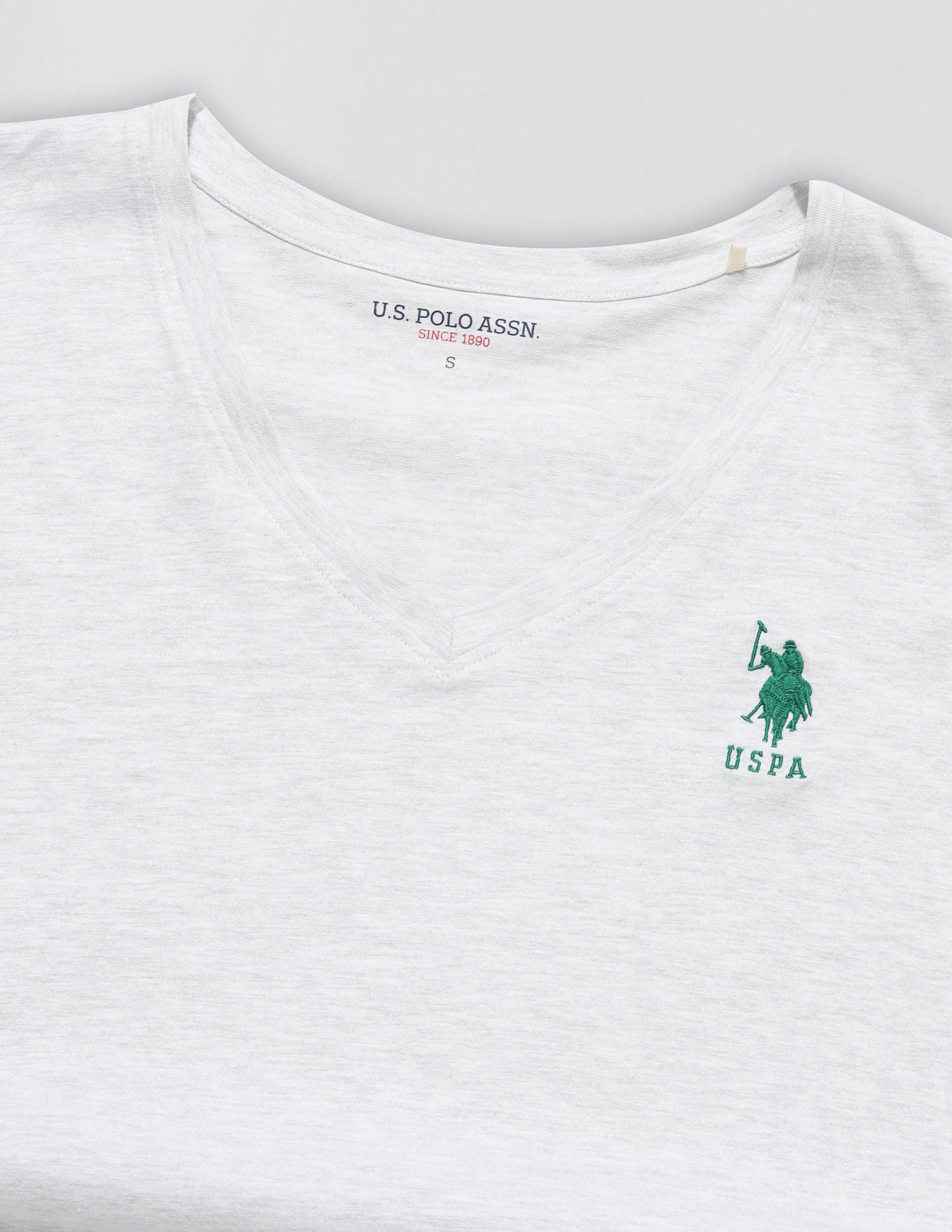 Regular Fit Solid Lounge T-Shirt Light Grey - U.S. POLO ASSN. | Large