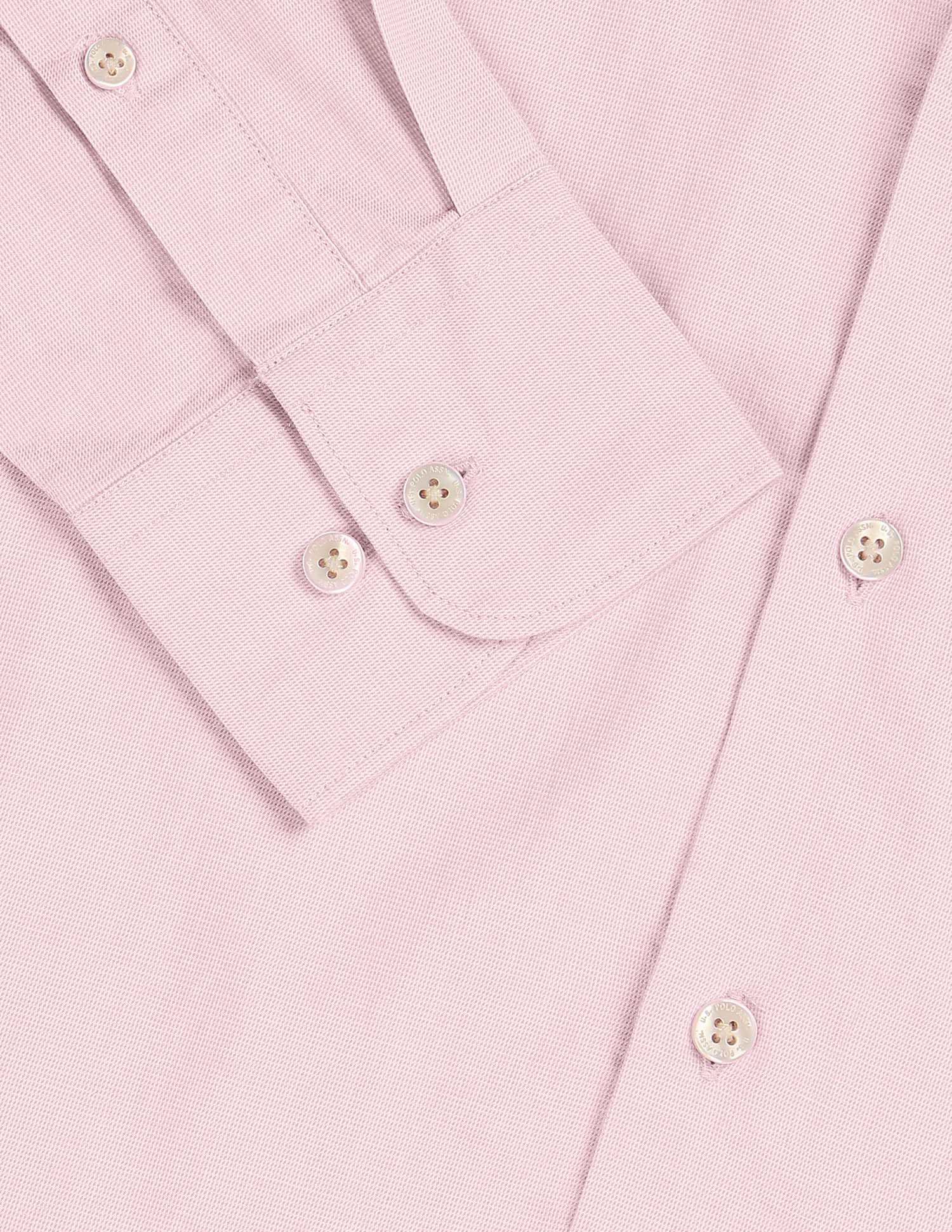 Solid Casa De Campo Shirt Light Pink - U.S. Polo Assn. India | Large