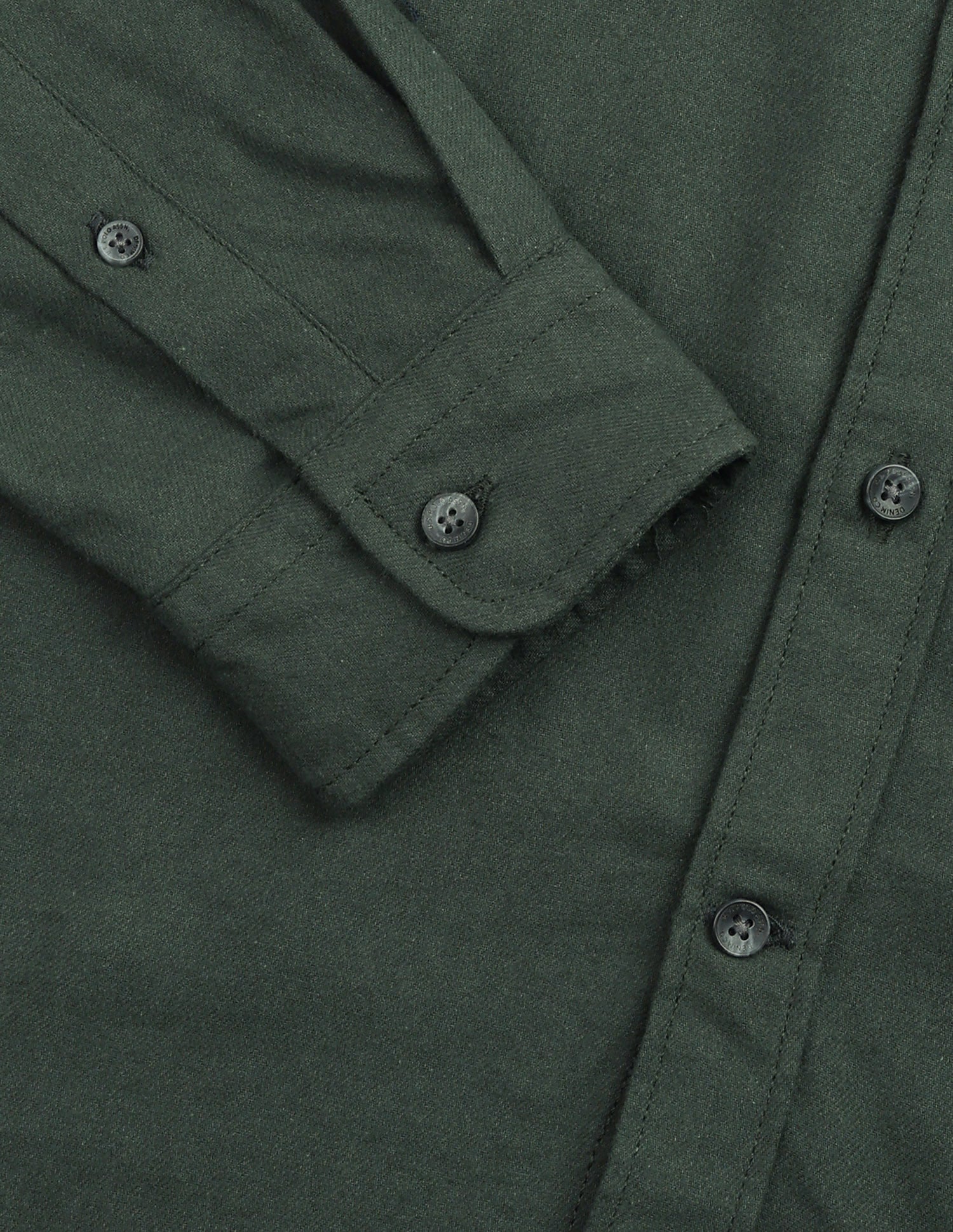 Twill Solid Shirt Green - U.S. Polo Assn. India | Large