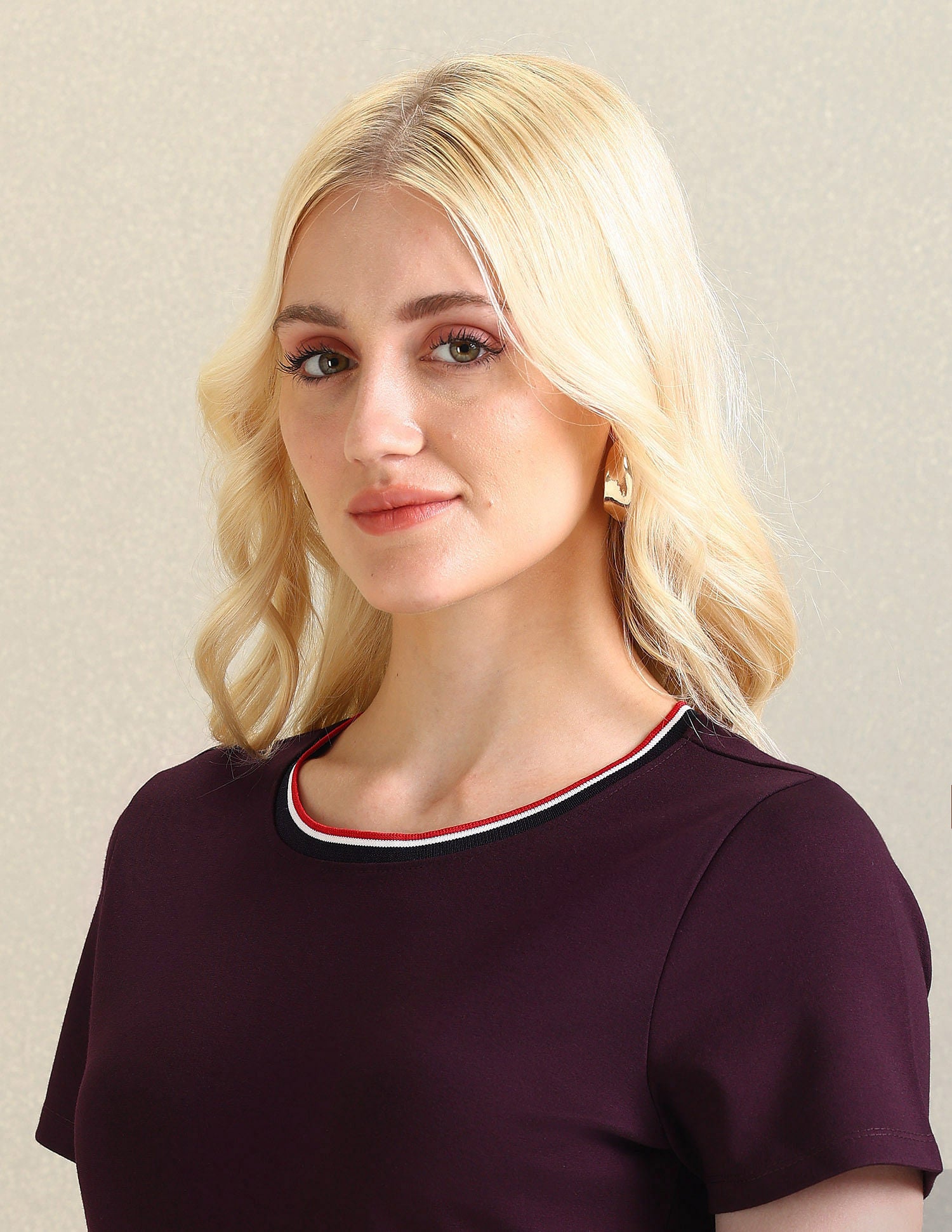 Ponte Roma Knit Sheath Dress Wine - U.S. POLO ASSN. | Large