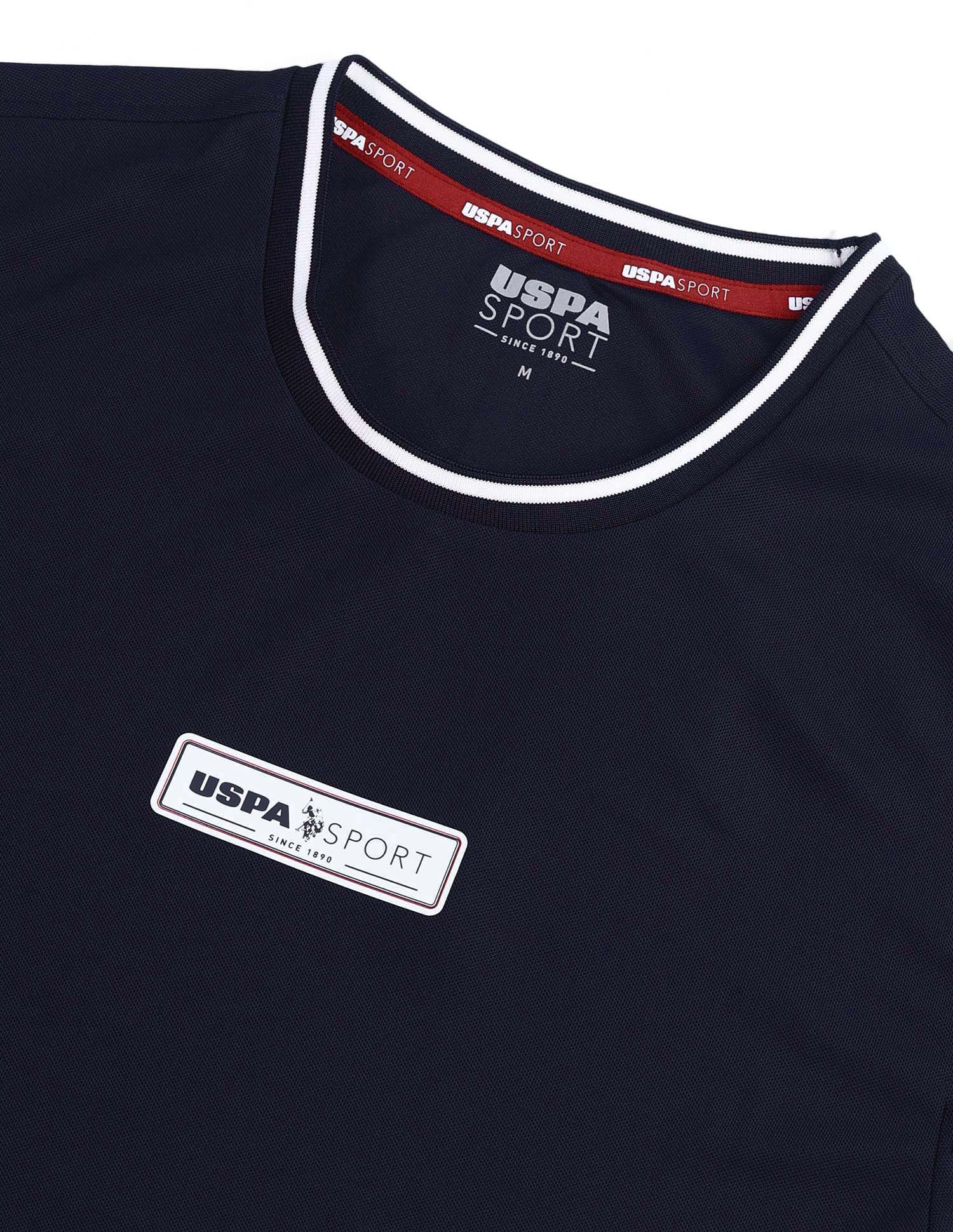 Solid Slim Fit T-Shirt Navy - U.S. Polo Assn. India | Large