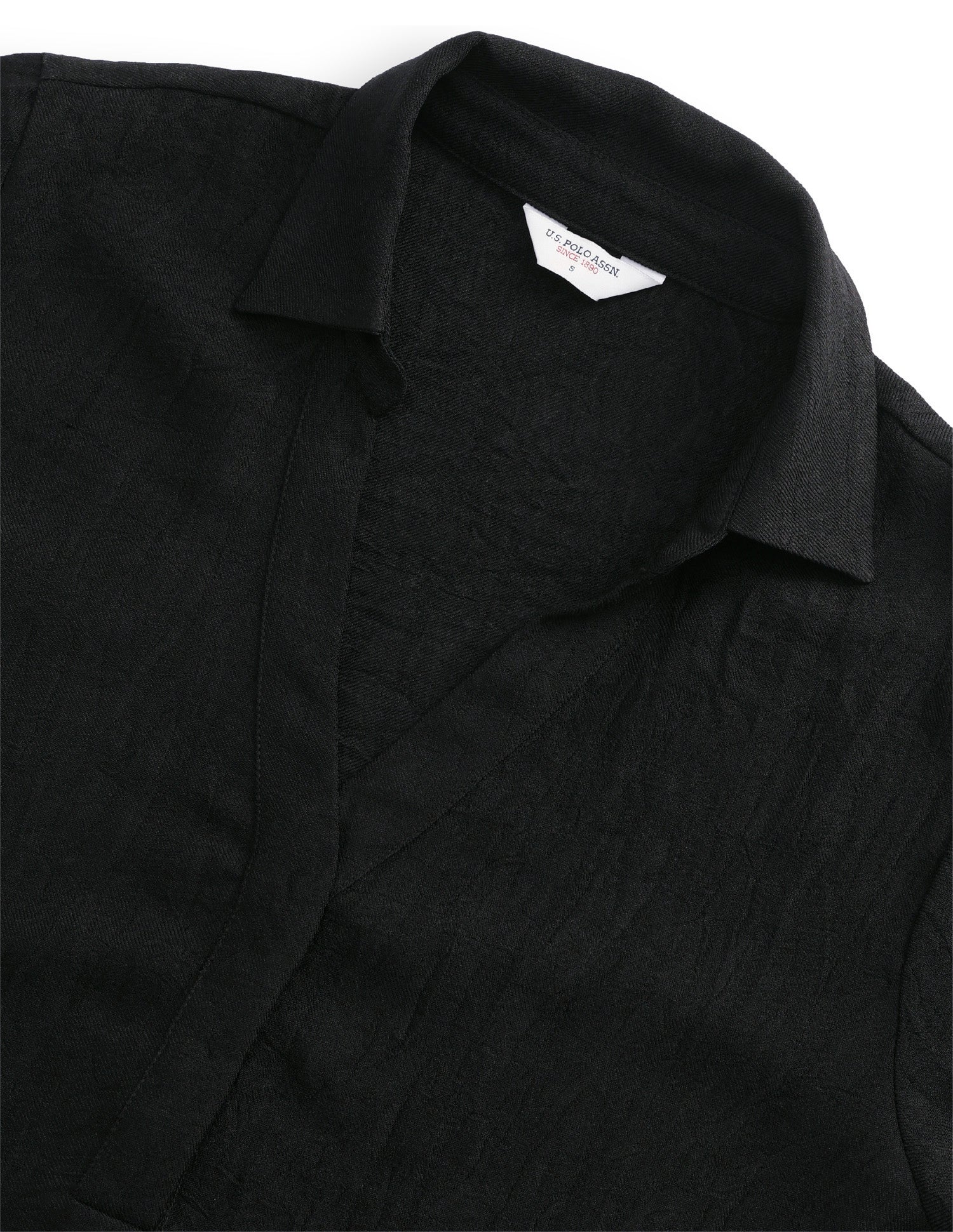 Solid Regular Fit Top Black - U.S. Polo Assn. India | Large